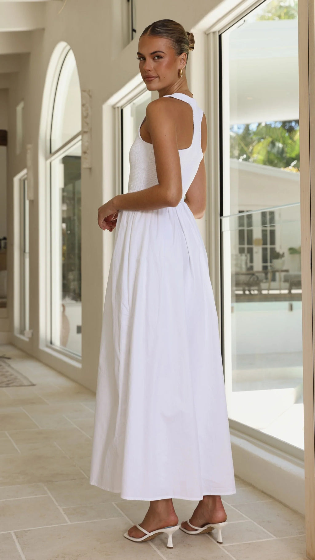 Amira Maxi Dress - White