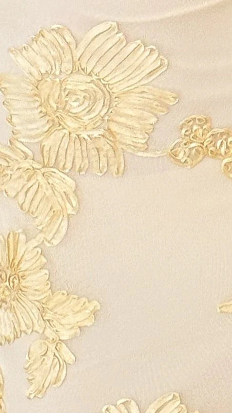 Veya Strapless Maxi Dress - Yellow