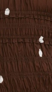 Vida Mini Dress - Brown/White Spot