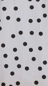 Dimmi Maxi Dress - White/Black Polka