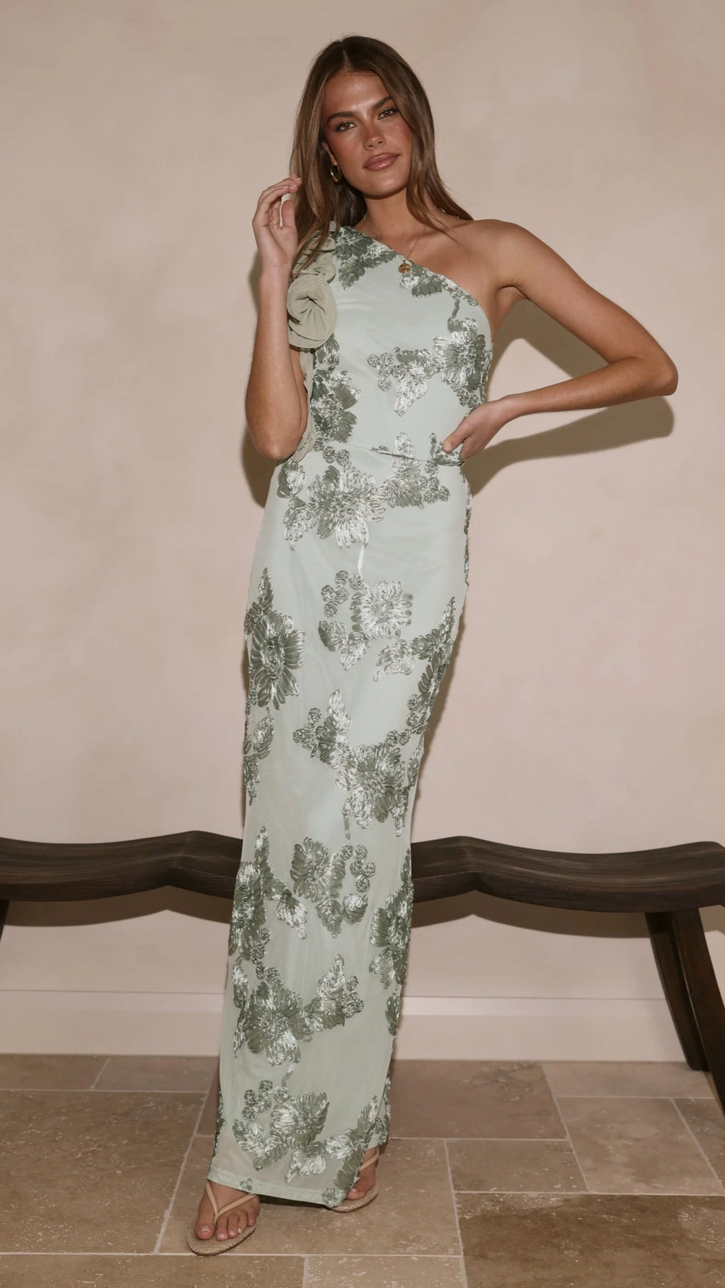Darlee Maxi Dress - Sage Floral