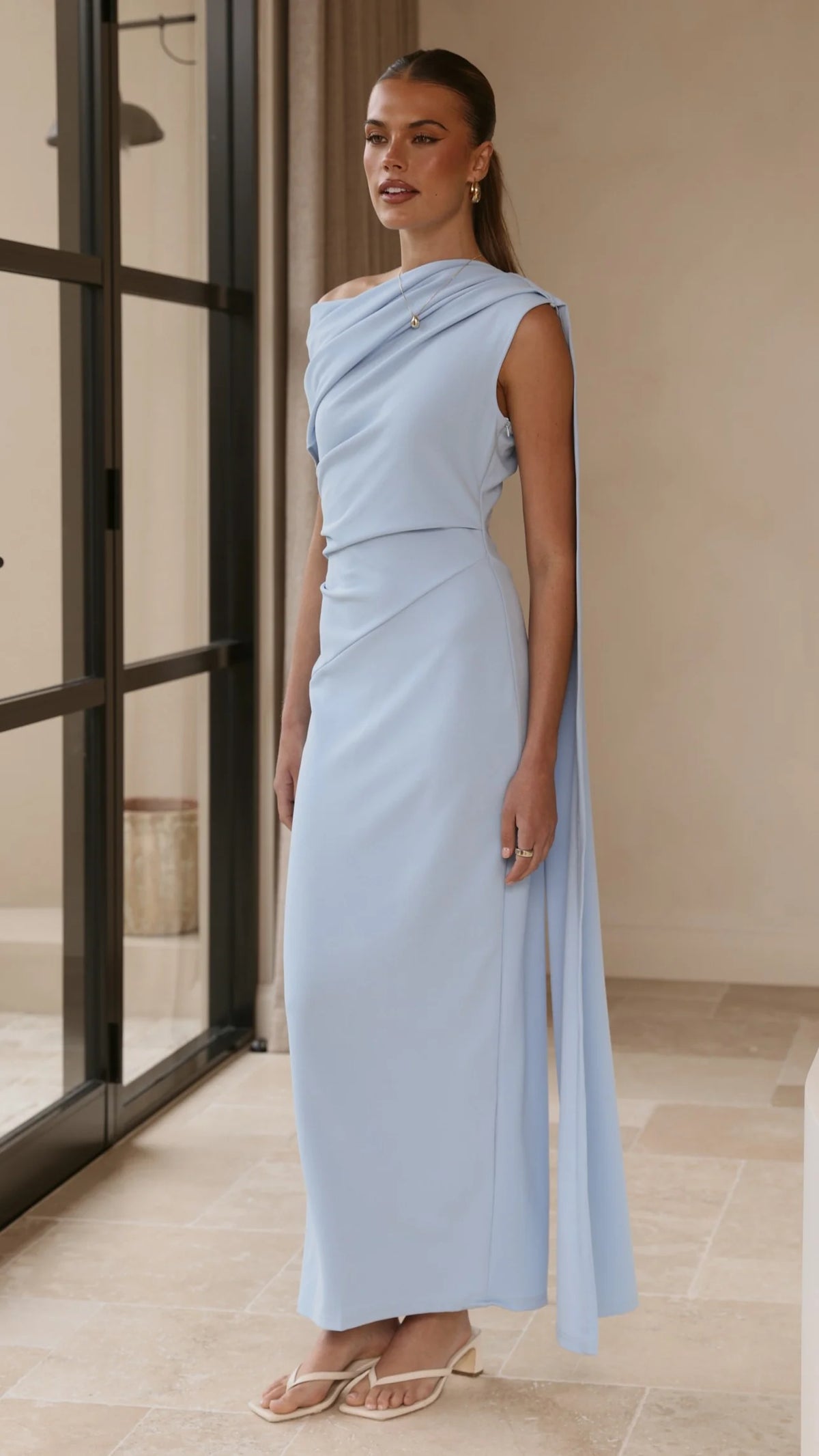Delilah Maxi Dress - Blue