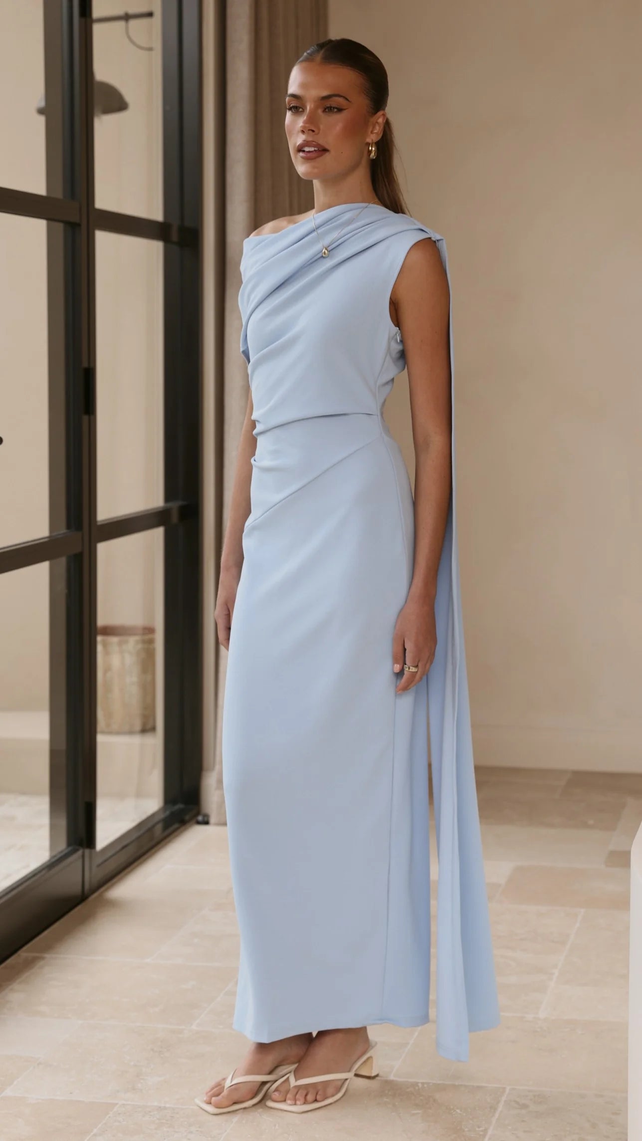 Delilah Maxi Dress - Blue