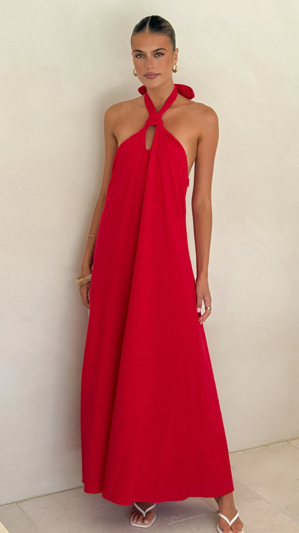 Tavia Maxi Dress - Red
