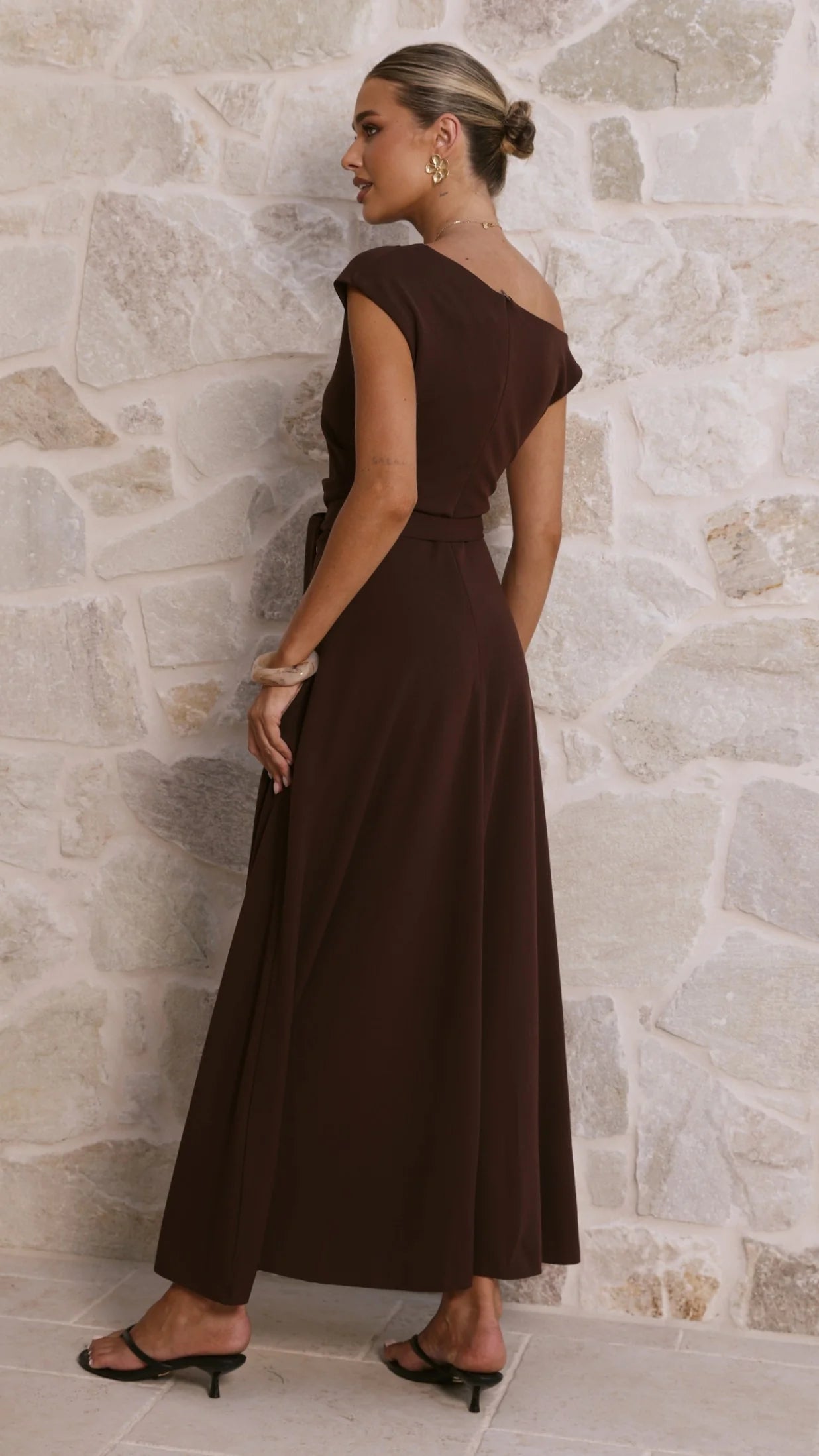 Gemma Maxi Dress - Chocolate