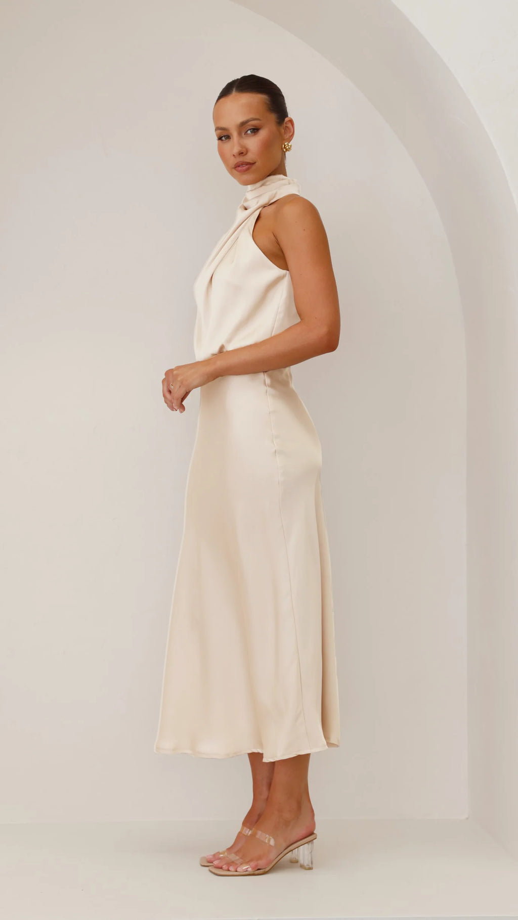Esther Maxi Dress - Soft Gold