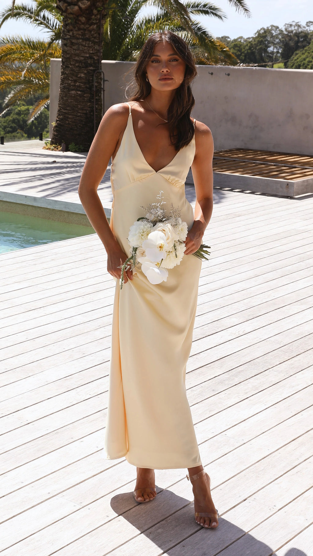 Ziah Maxi Dress - Lemon