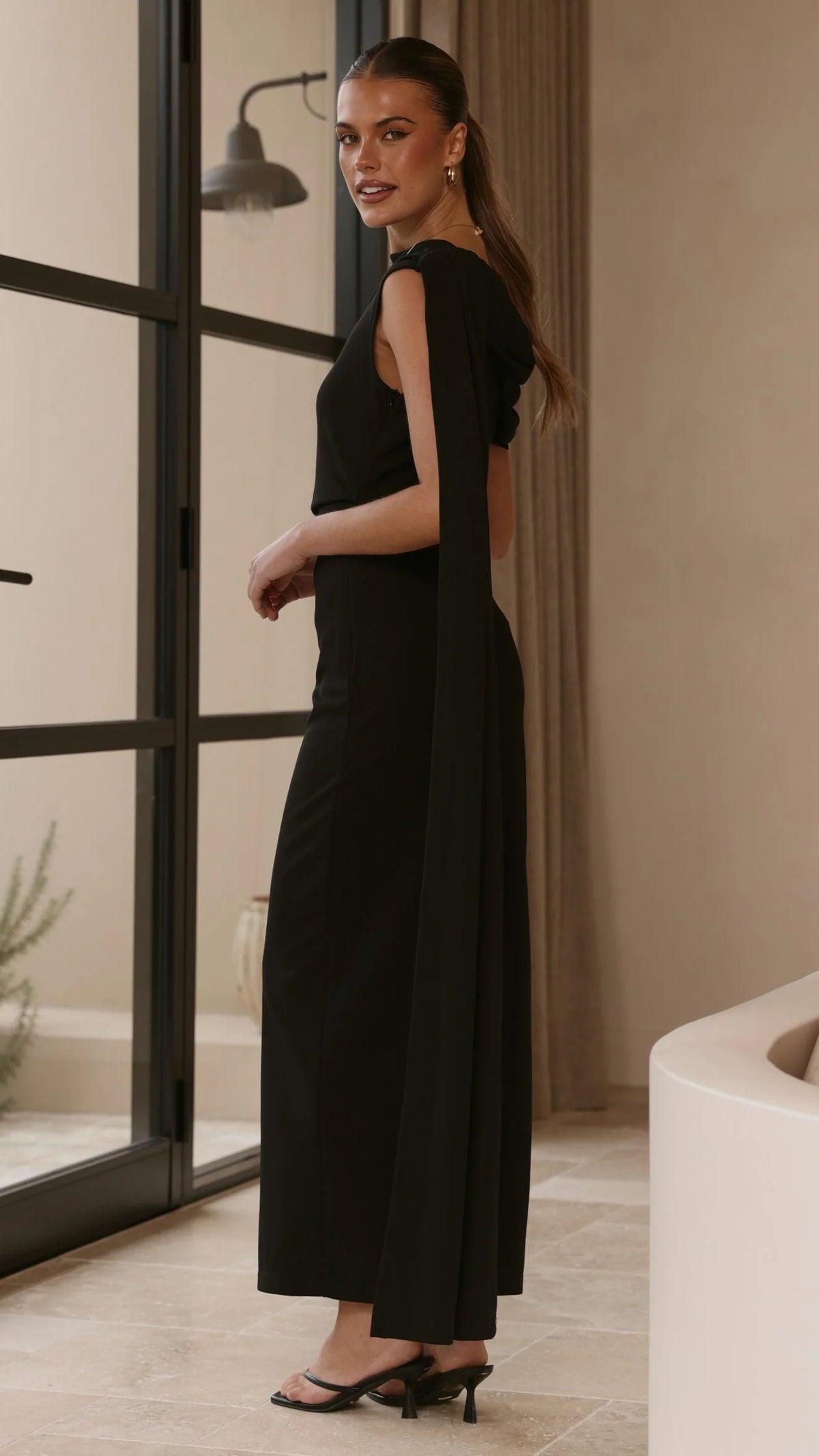 Delilah Maxi Dress - Black
