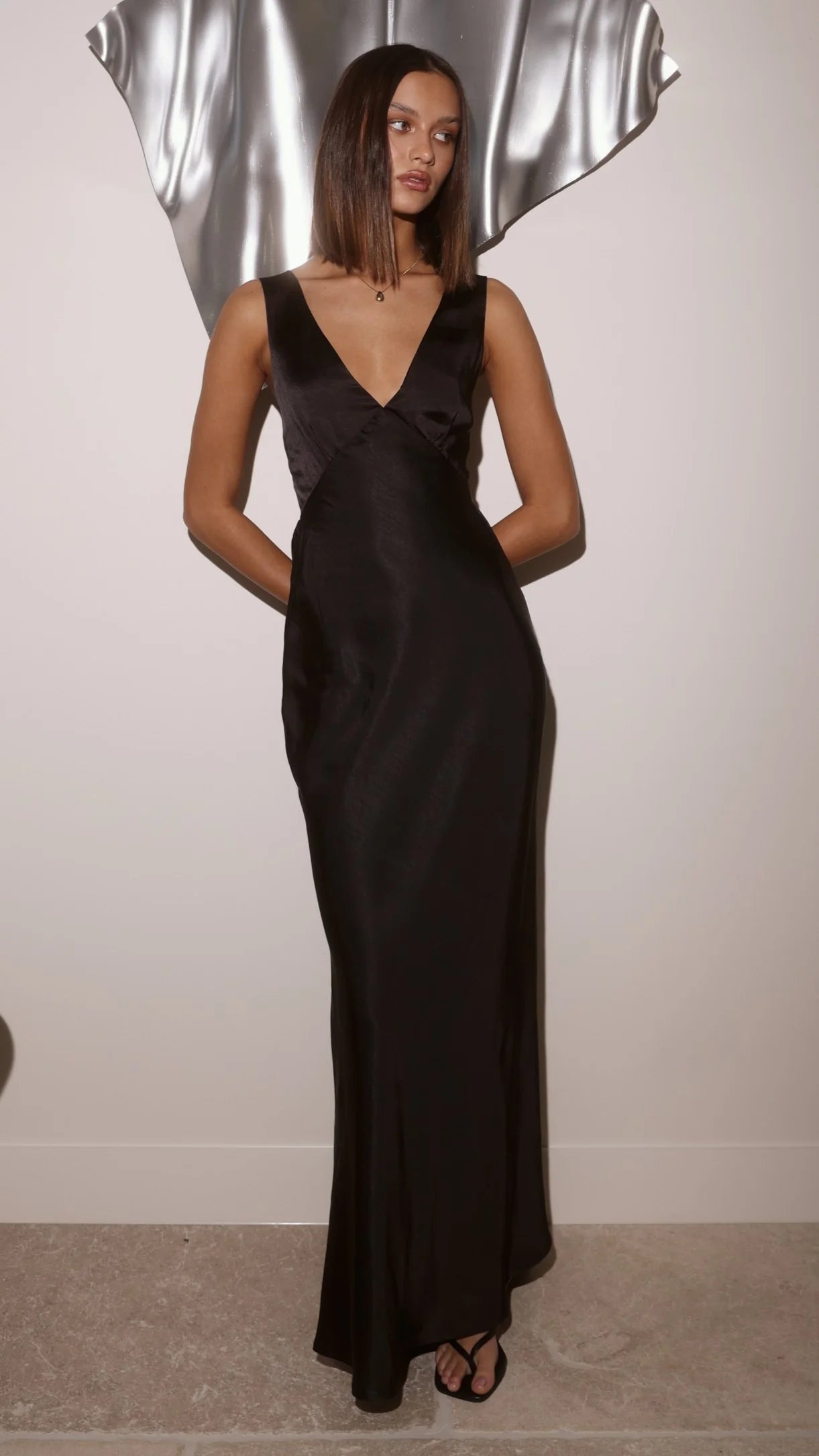 Sofia Maxi Dress - Black