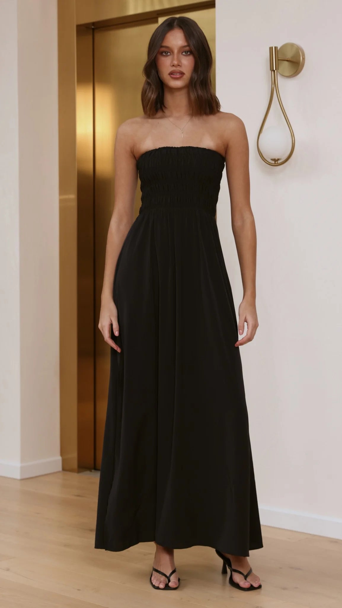 Marcy Maxi Dress - Black