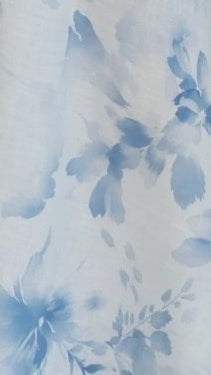 Kathy Halter Neck Maxi Dress - Blue Floral