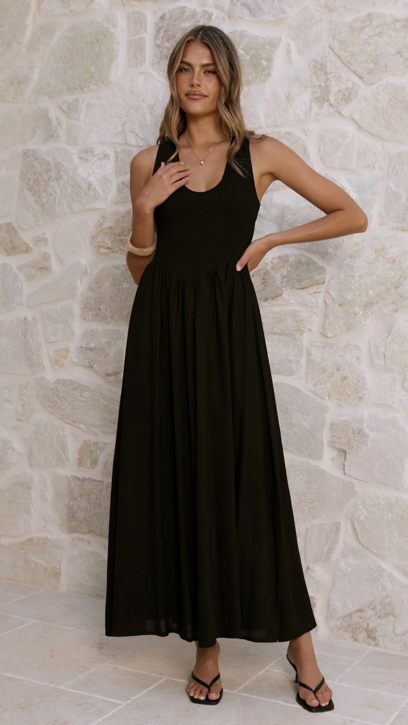 Amira Maxi Dress - Black