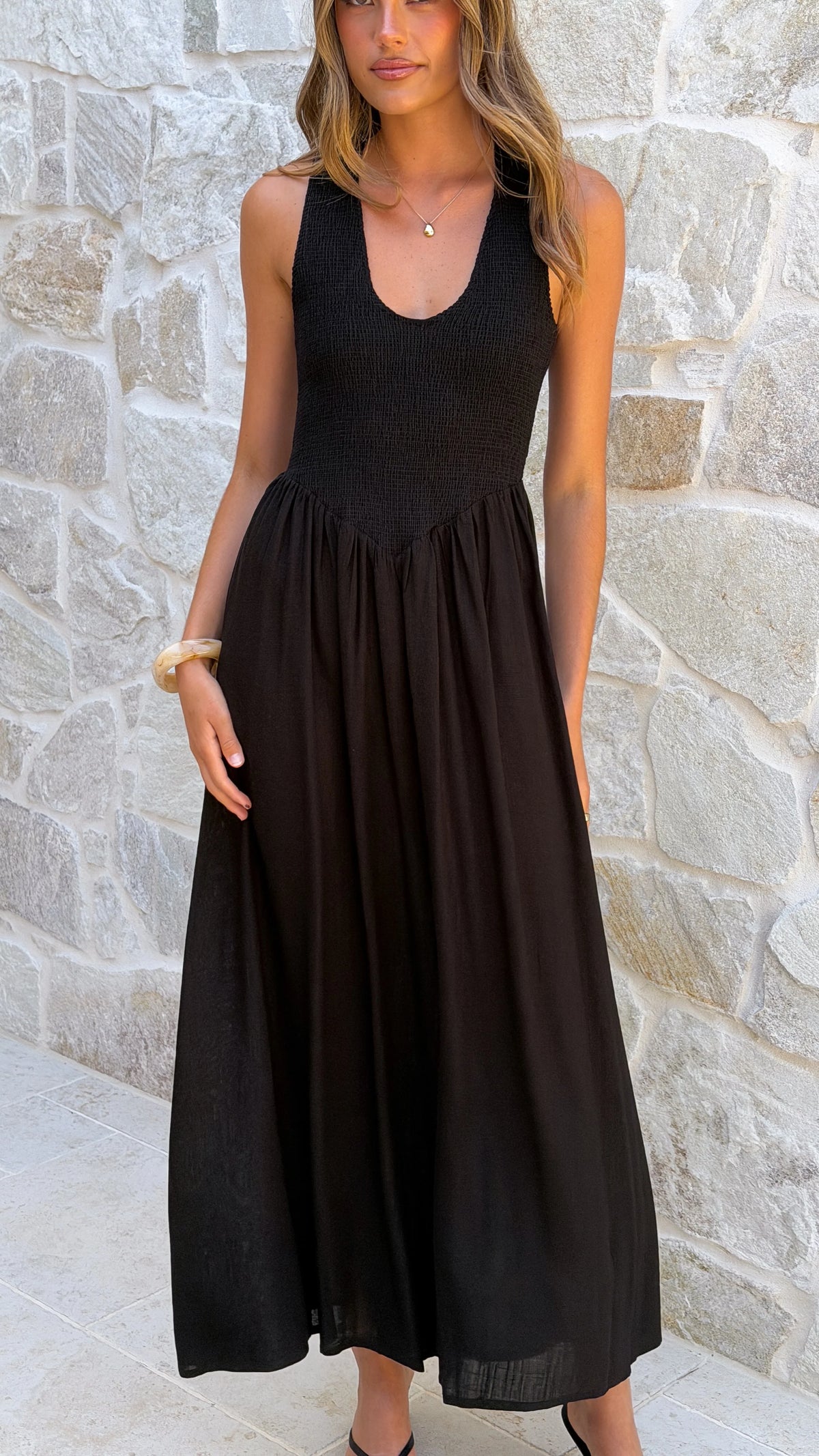 Amira Maxi Dress - Black