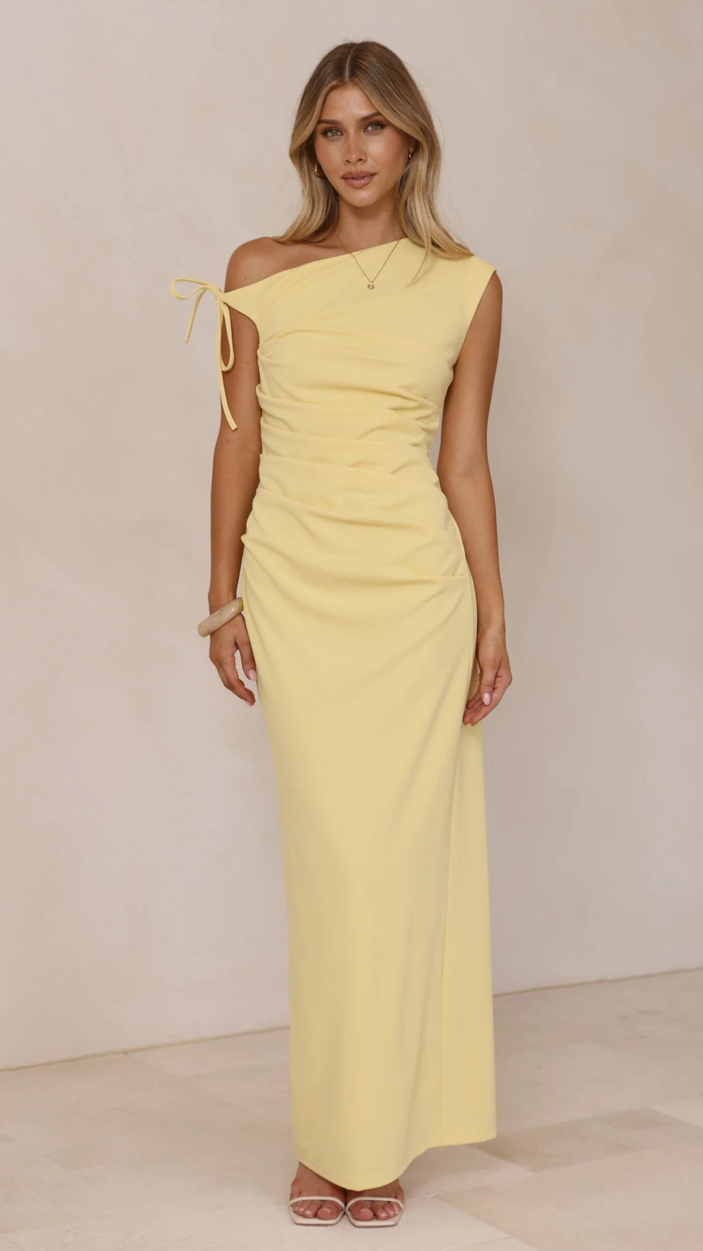 Lealah Maxi Dress - Yellow