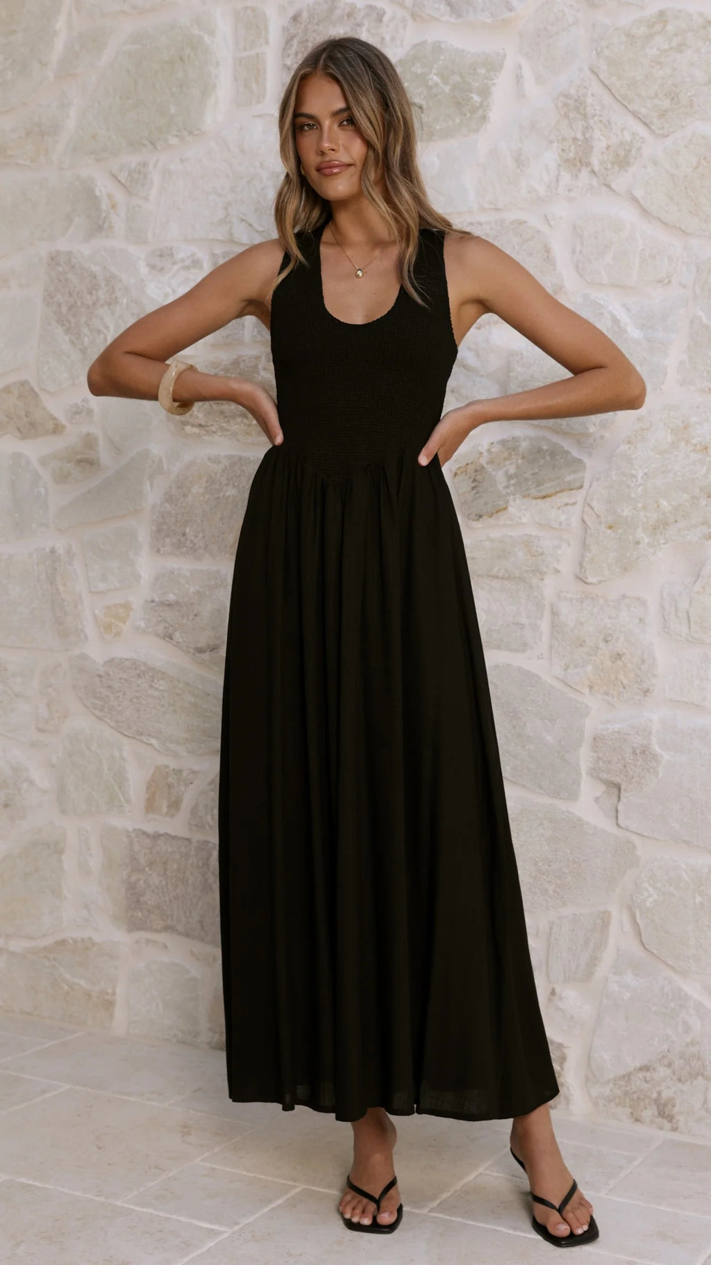 Amira Maxi Dress - Black