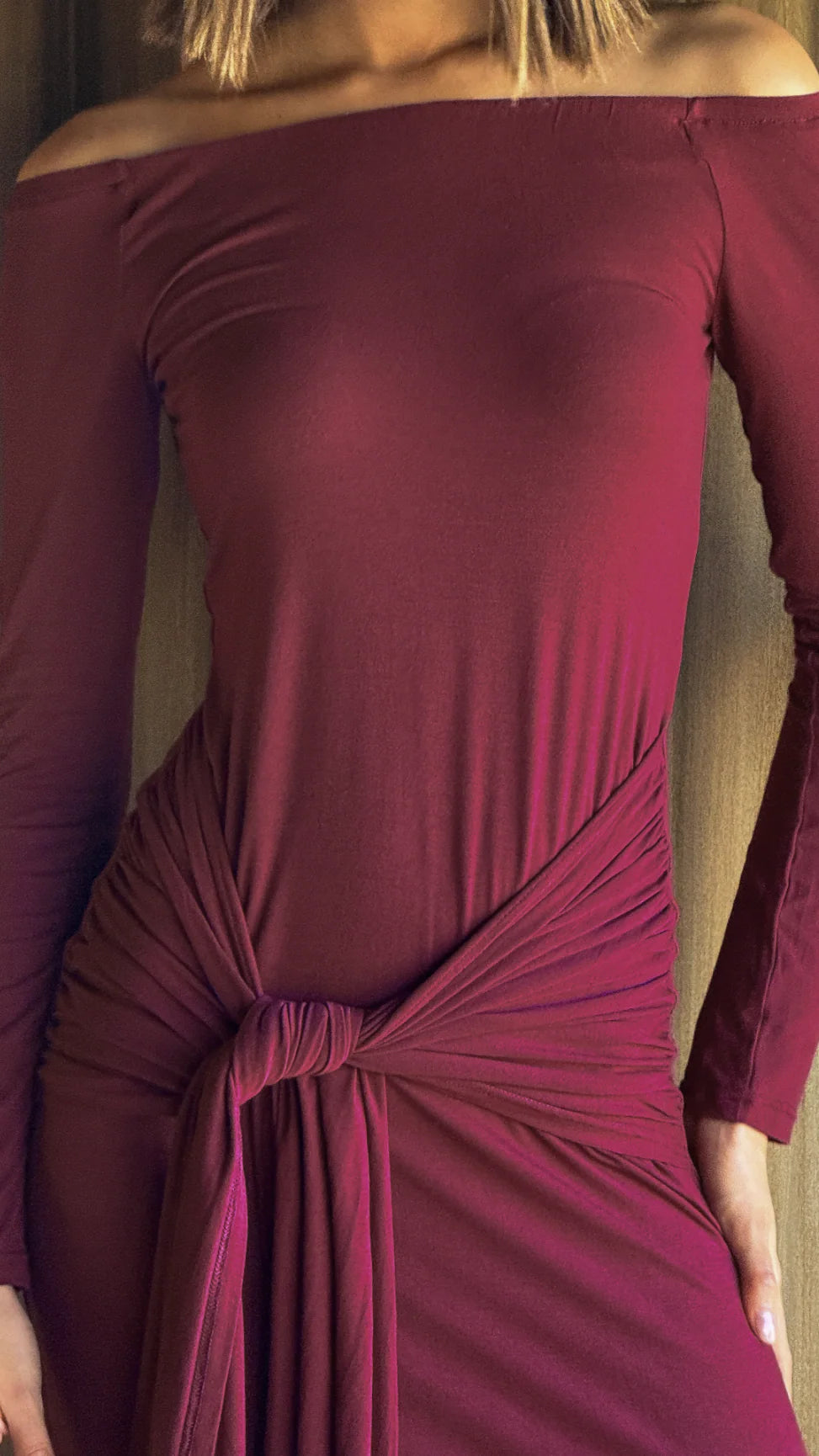Naomi Maxi Dress - Wine
