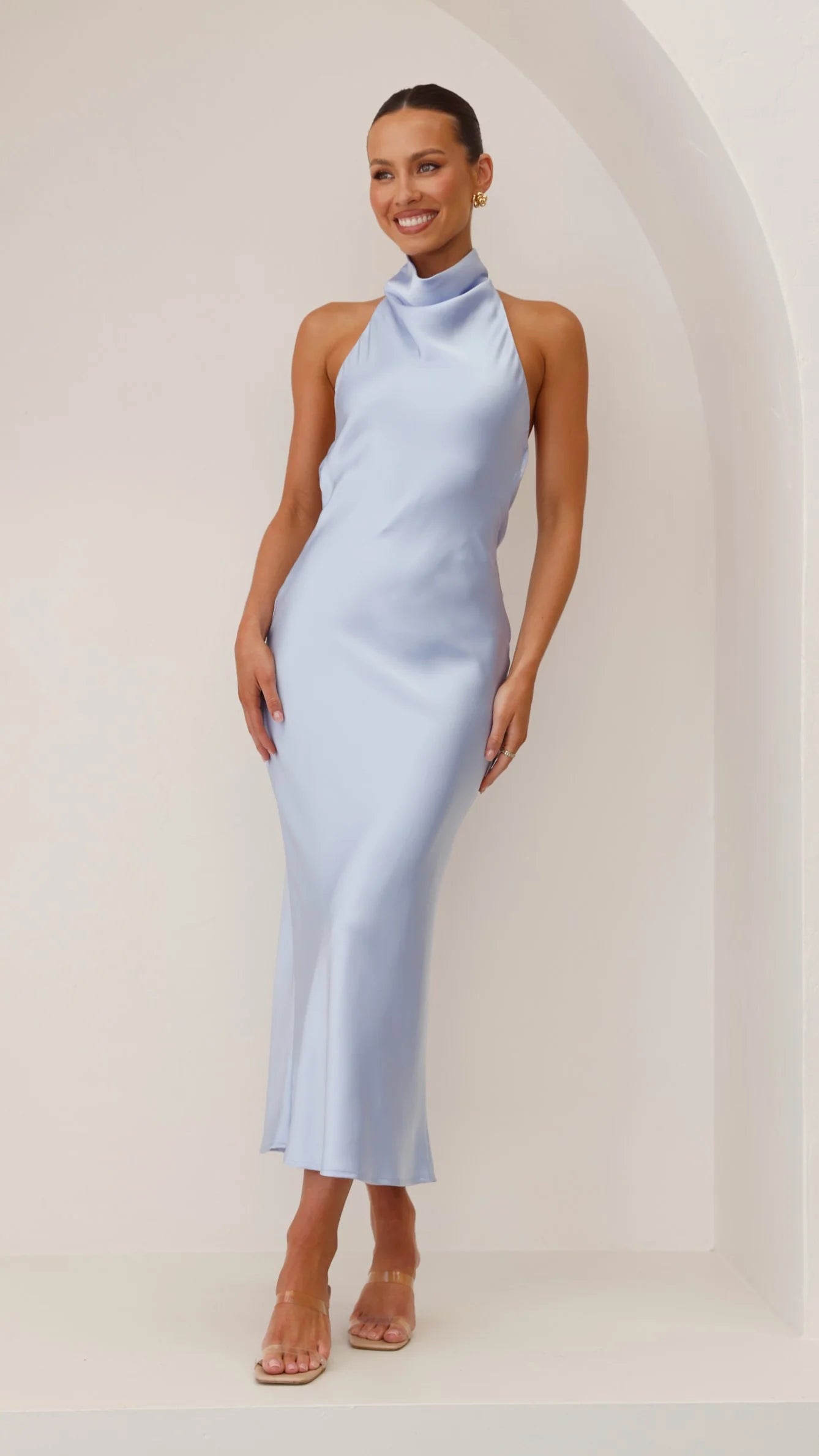 Rina Midi Dress - Blue Bell