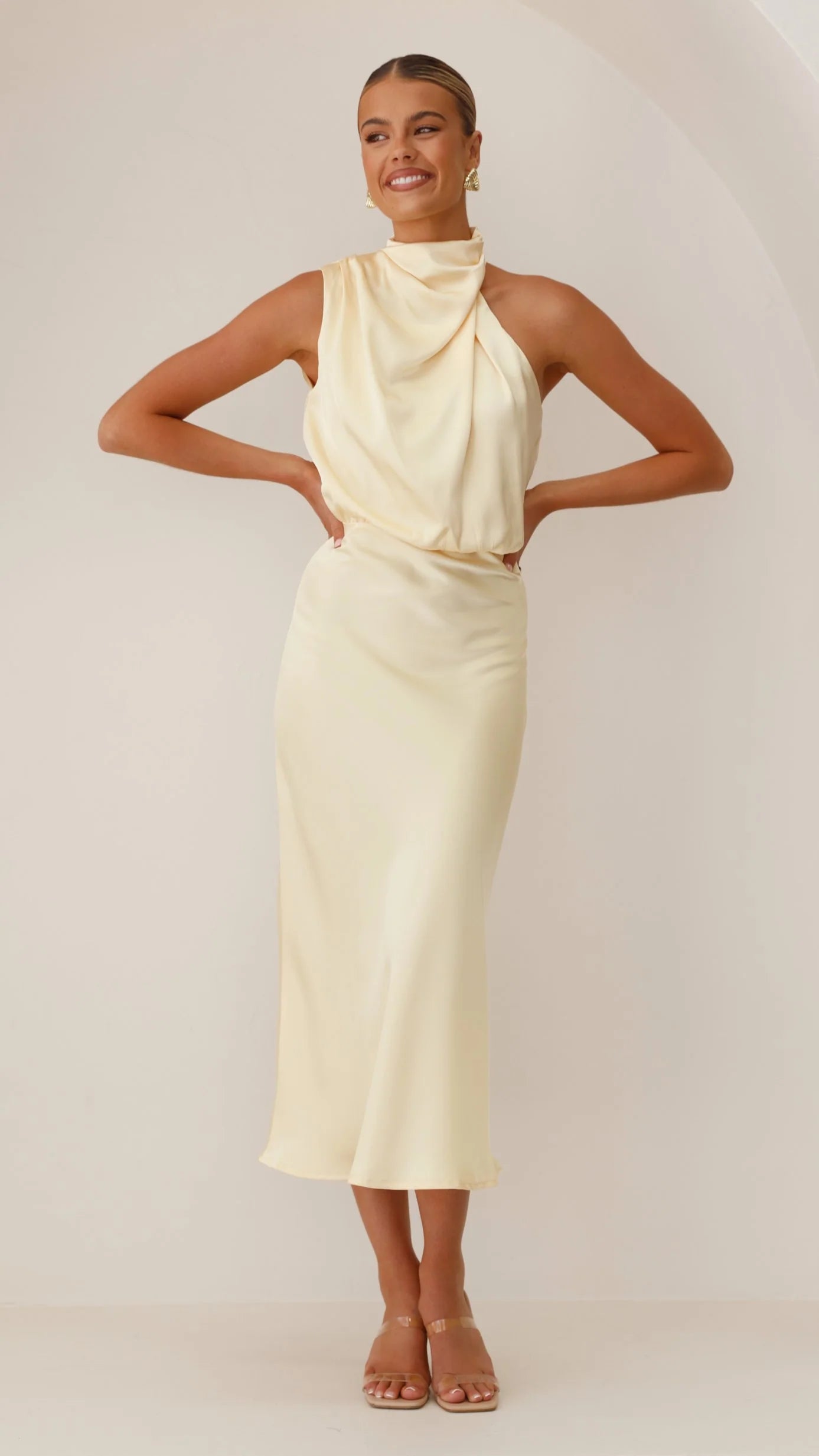 Esther Maxi Dress - Lemon