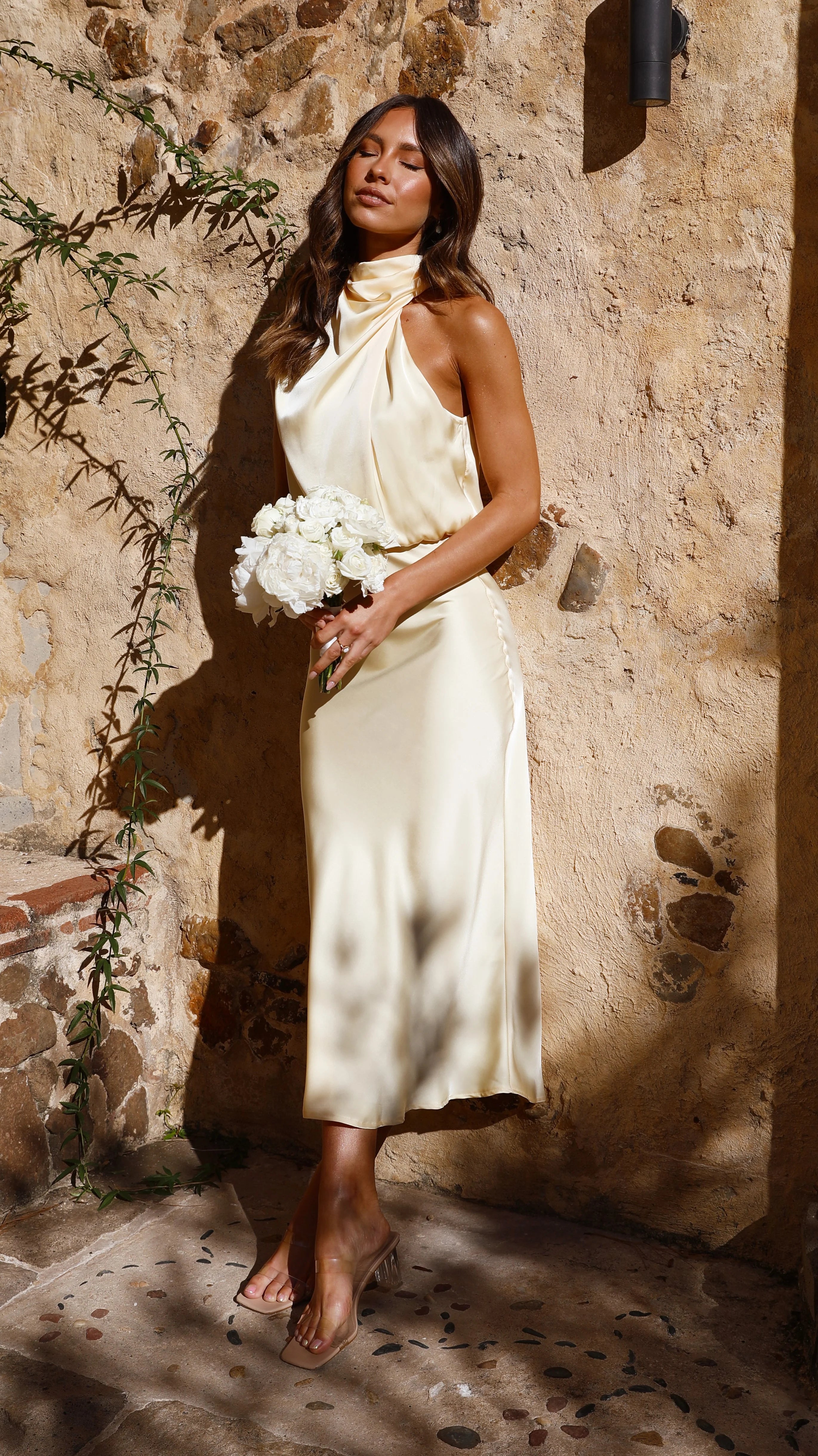 Esther Maxi Dress - Lemon