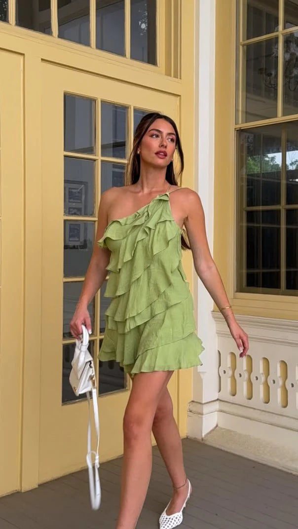Cassidi Mini Dress - Sage