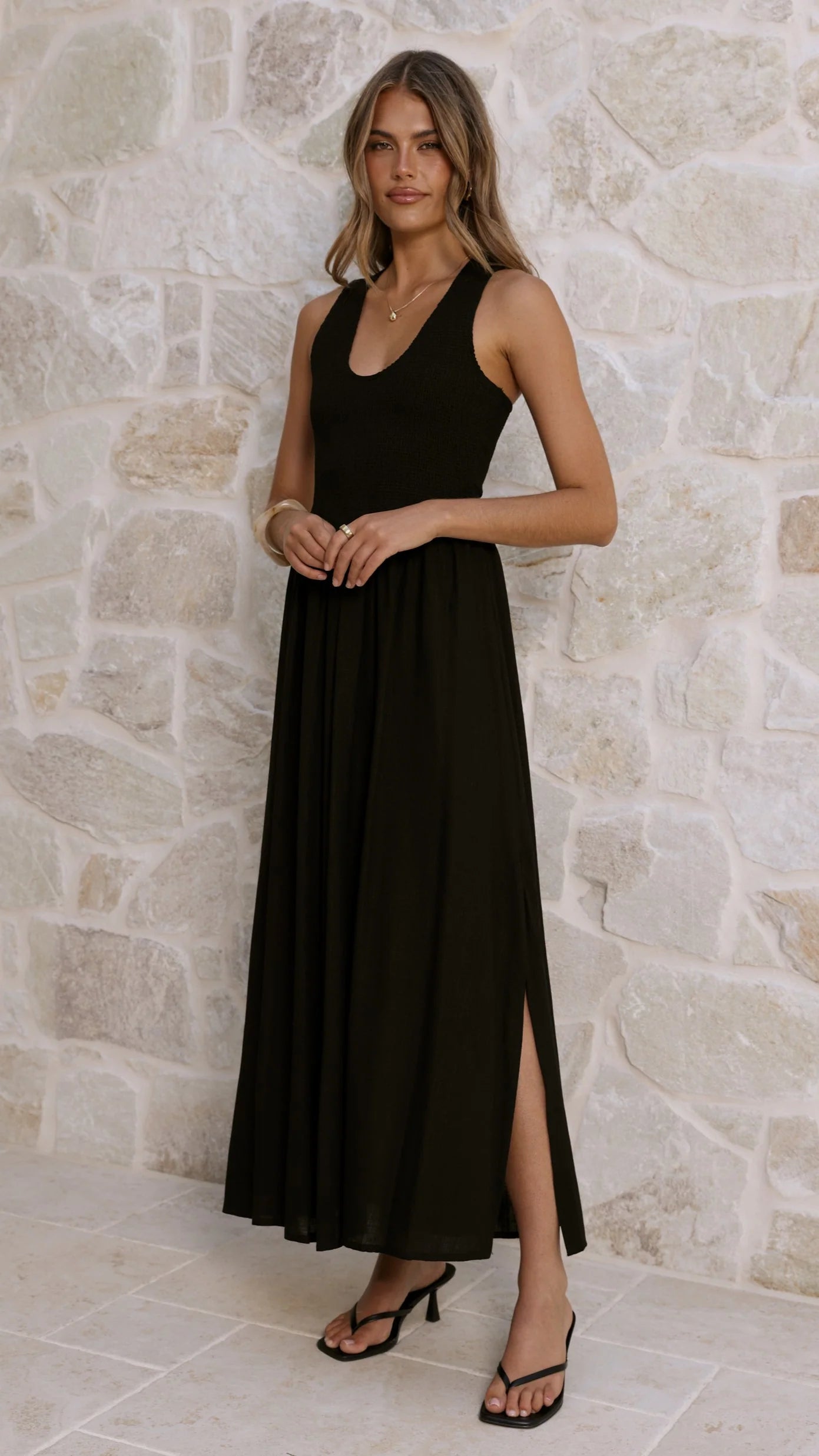 Amira Maxi Dress - Black