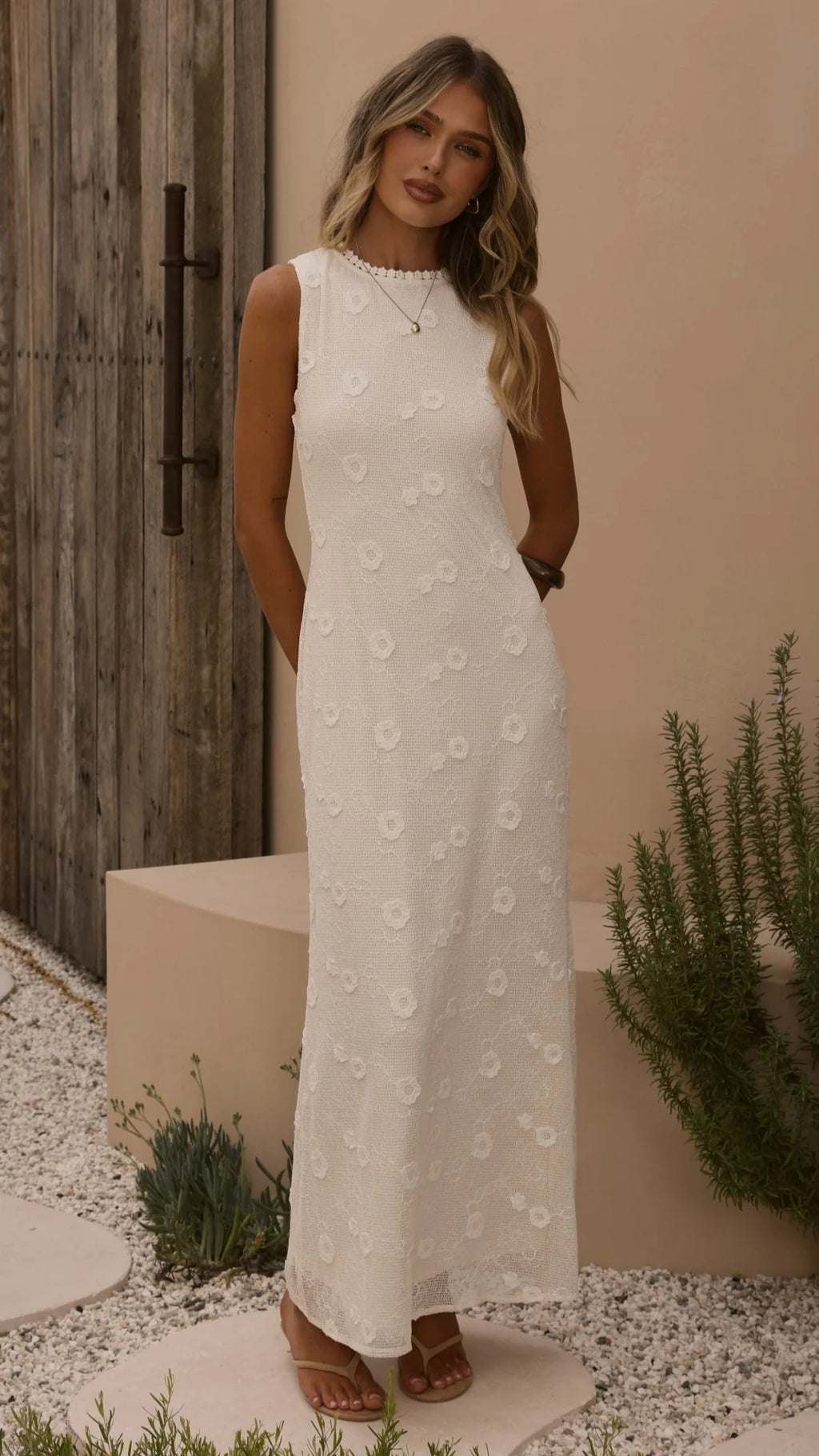 Macie Maxi Dress - Cream