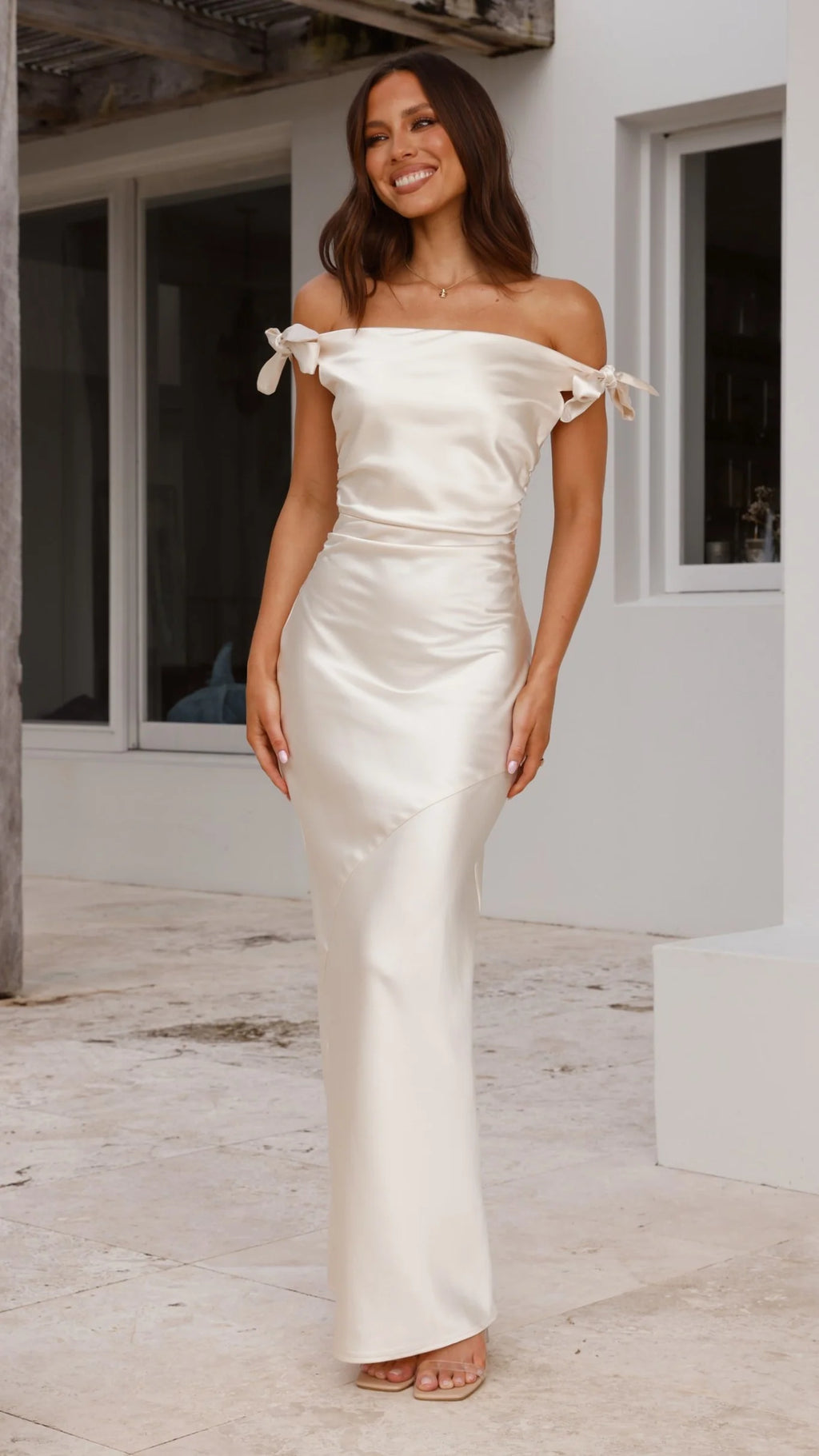 Frida Maxi Dress - Champagne