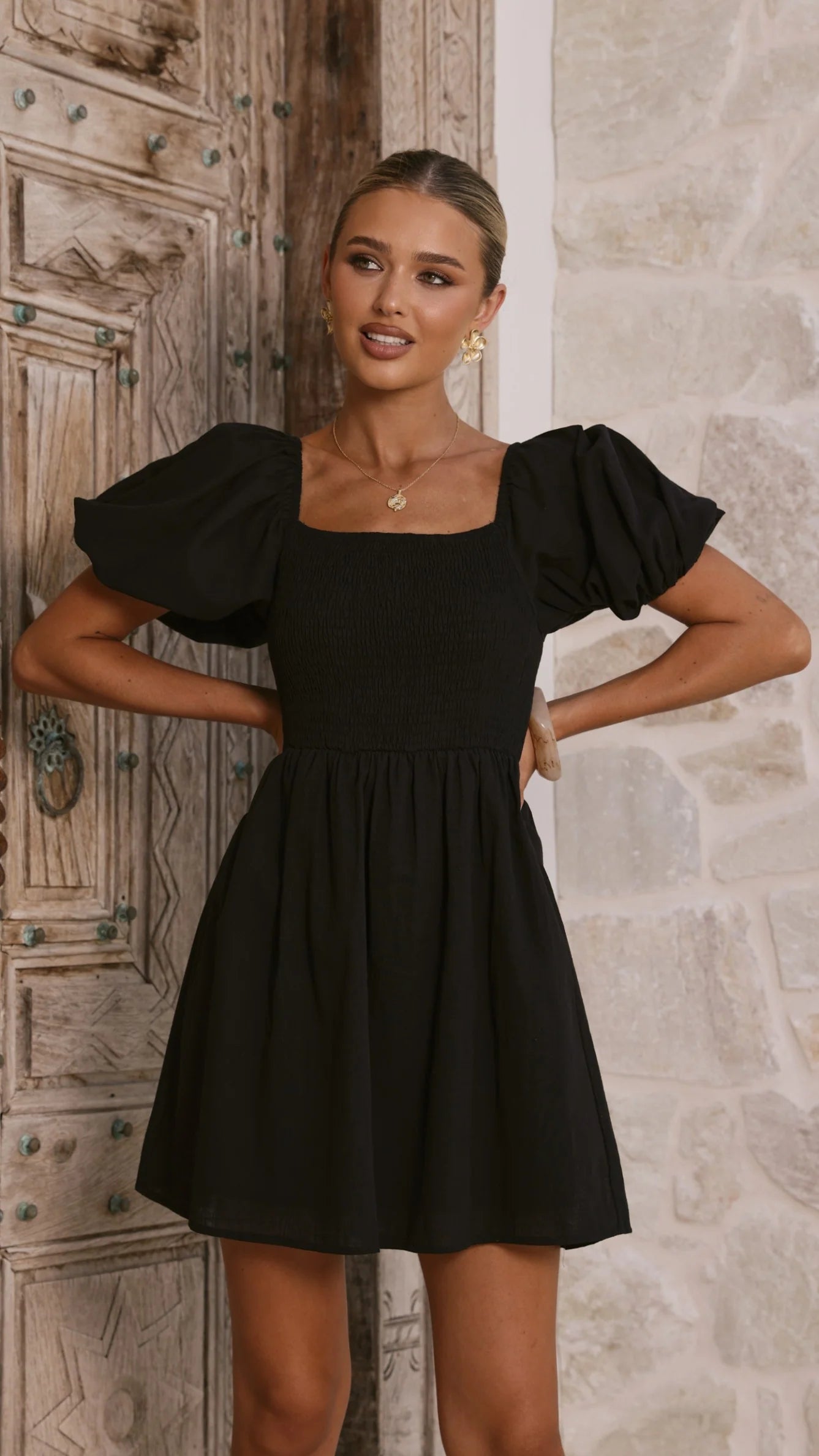 Marissa Mini Dress - Black