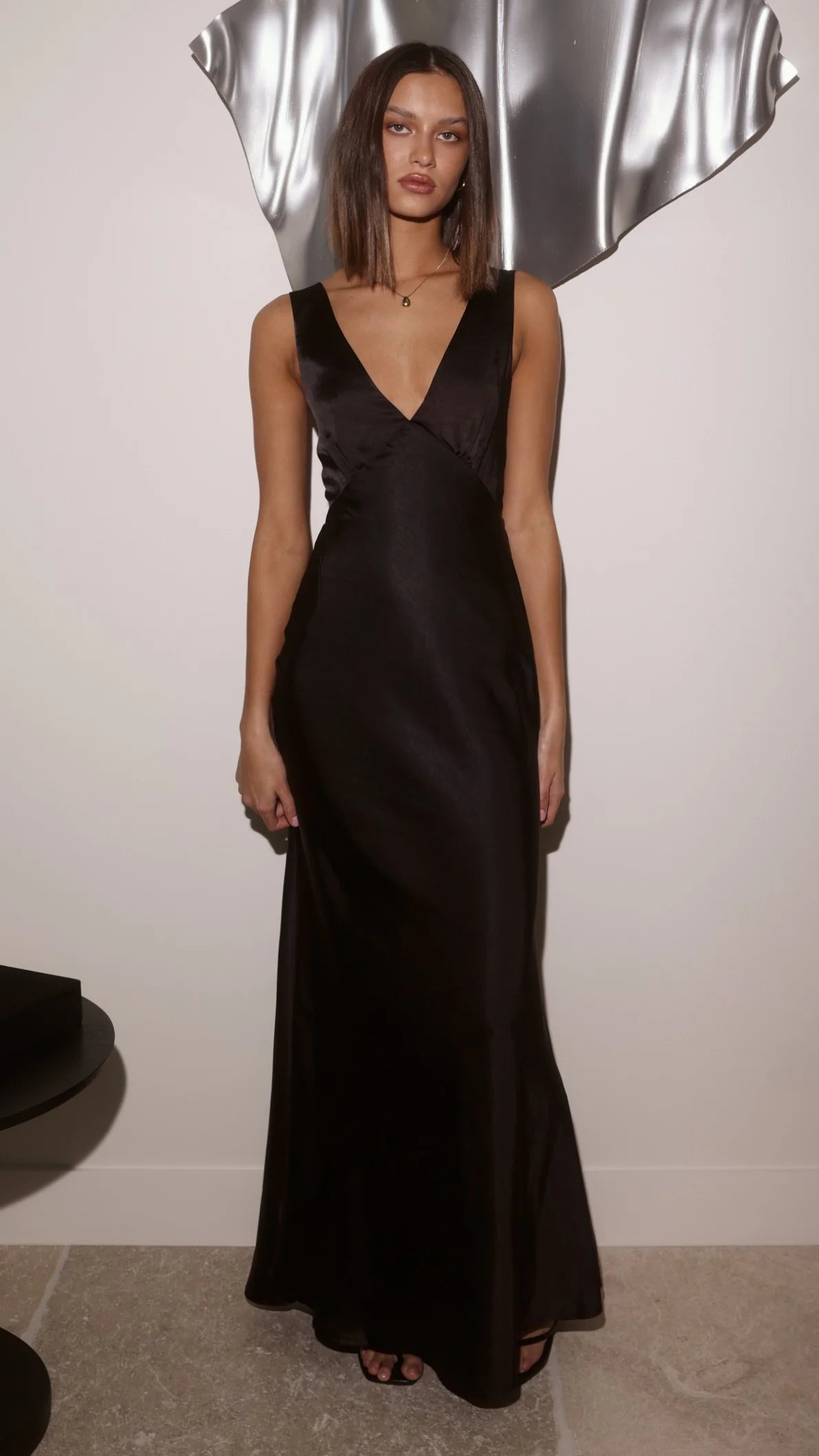 Sofia Maxi Dress - Black