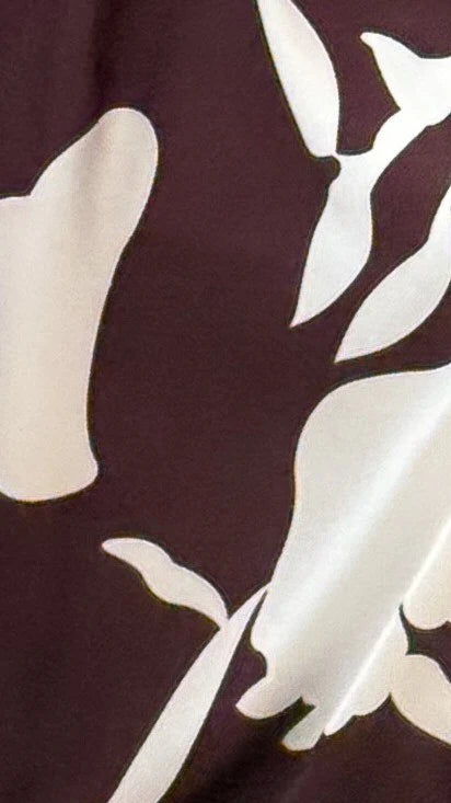 Hadas Maxi Dress - Chocolate/White Print