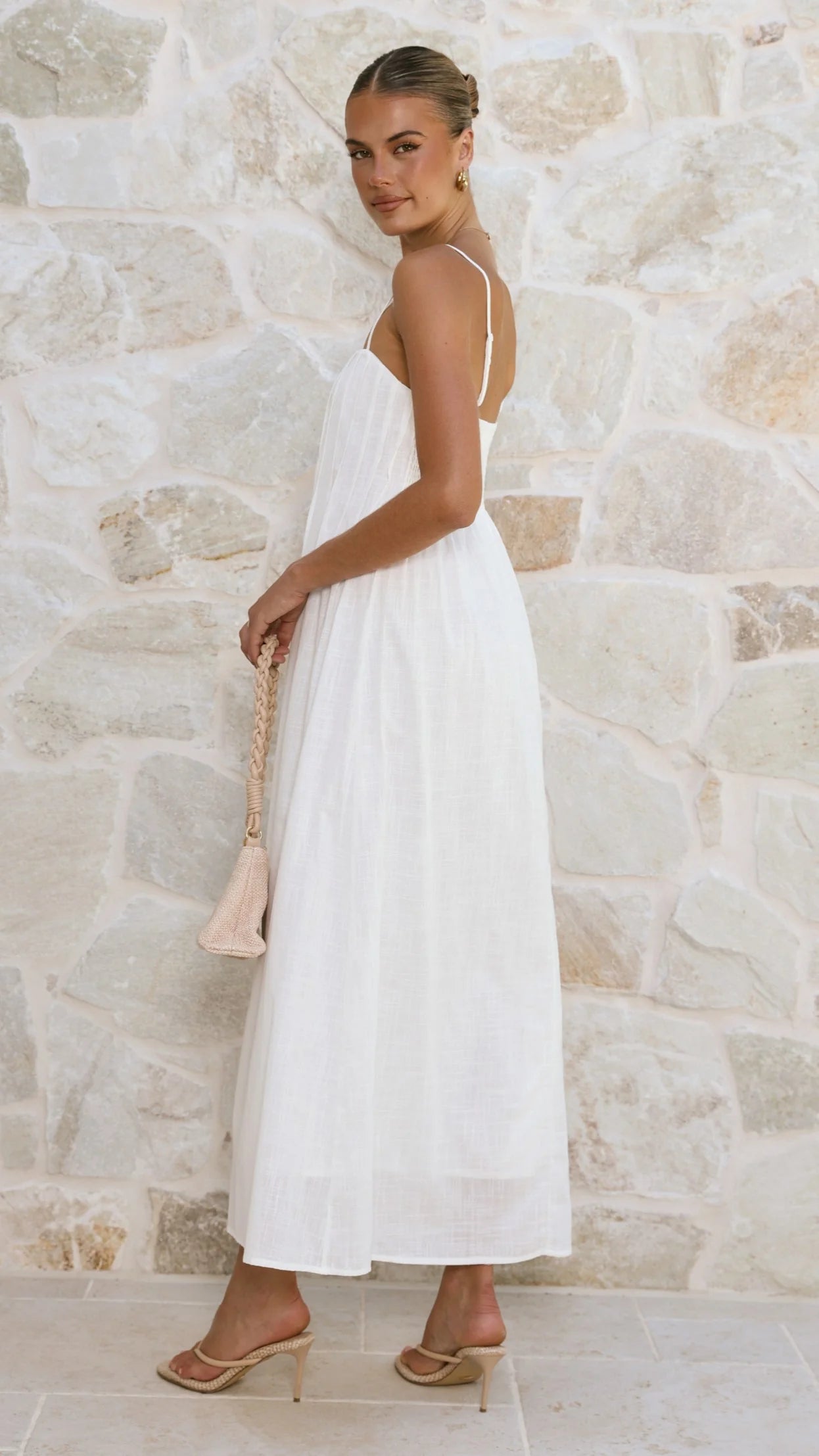 Stayla Maxi Dress - White