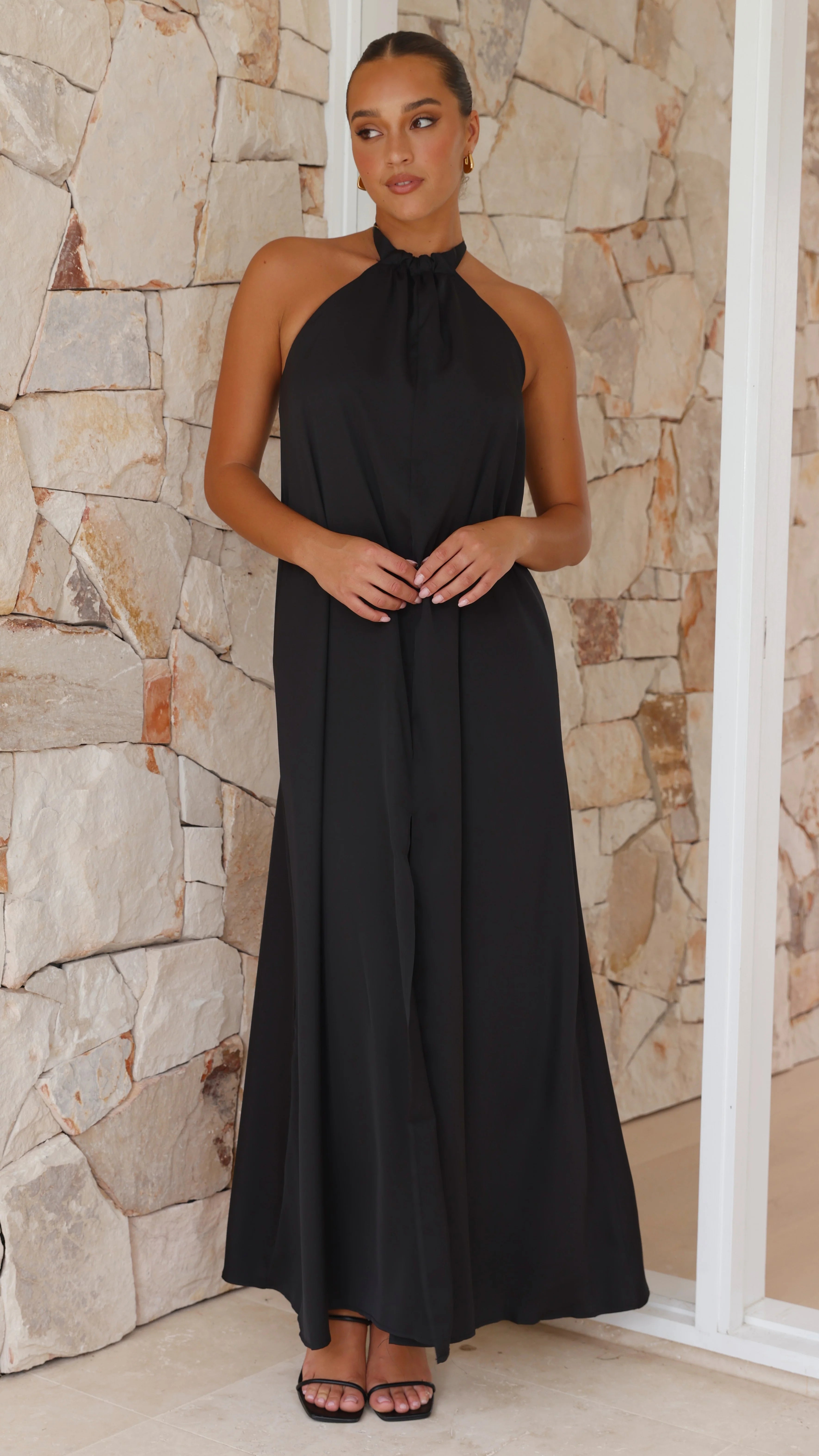 Monique Maxi Dress - Black