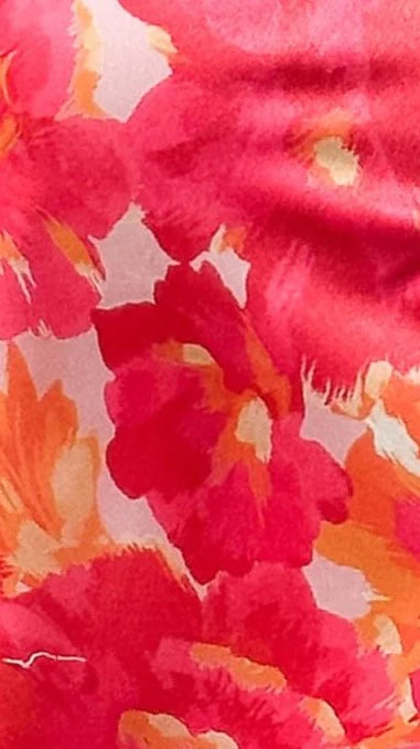 Miya Mini Dress - Pink/Red Floral