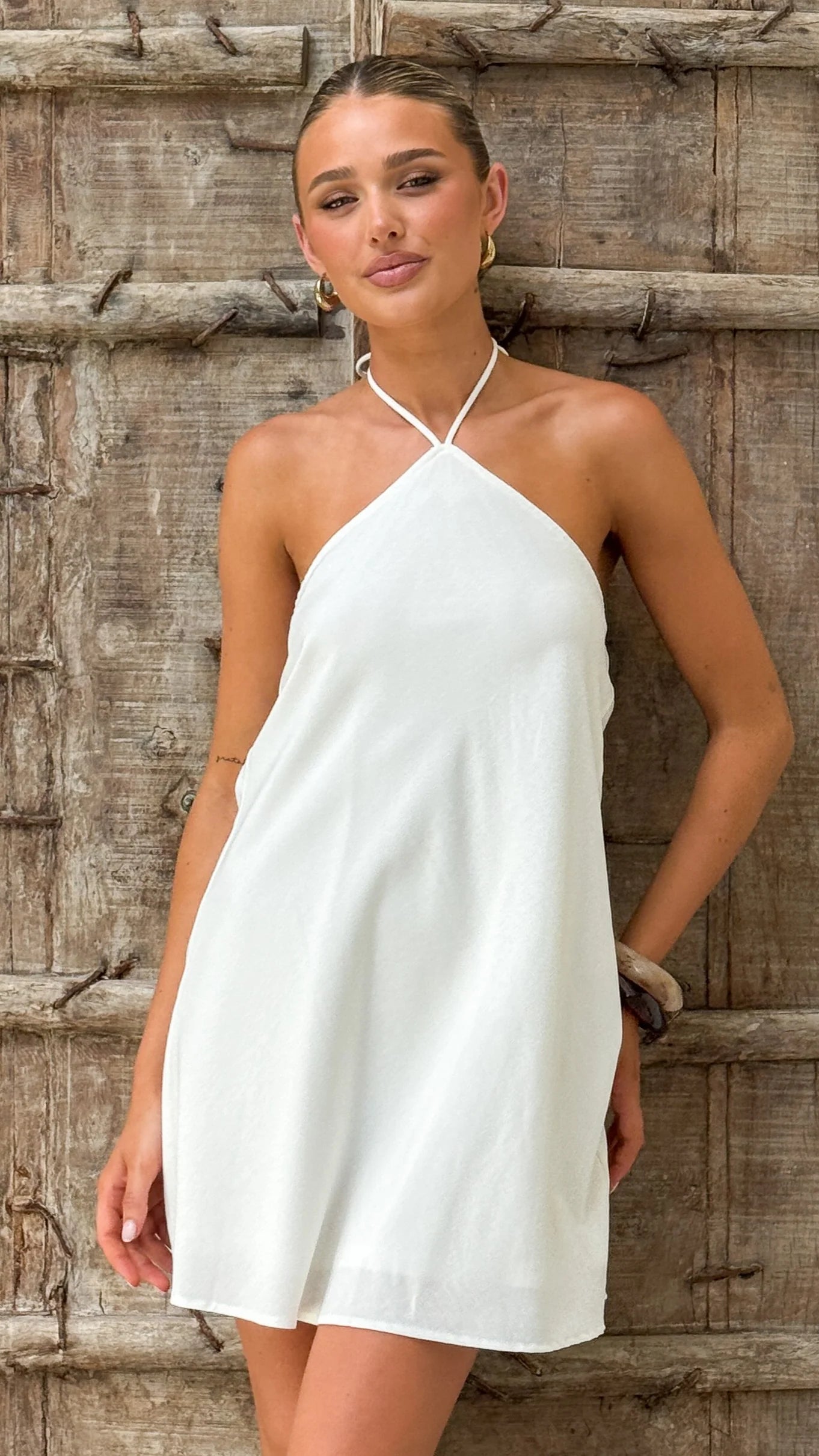 Alita Mini Dress - White