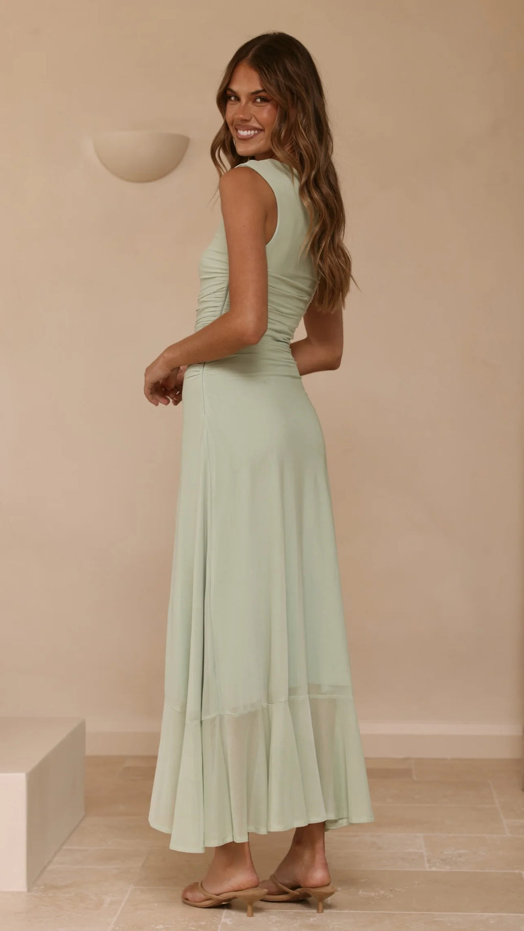 Sareiah Maxi Dress - Sage