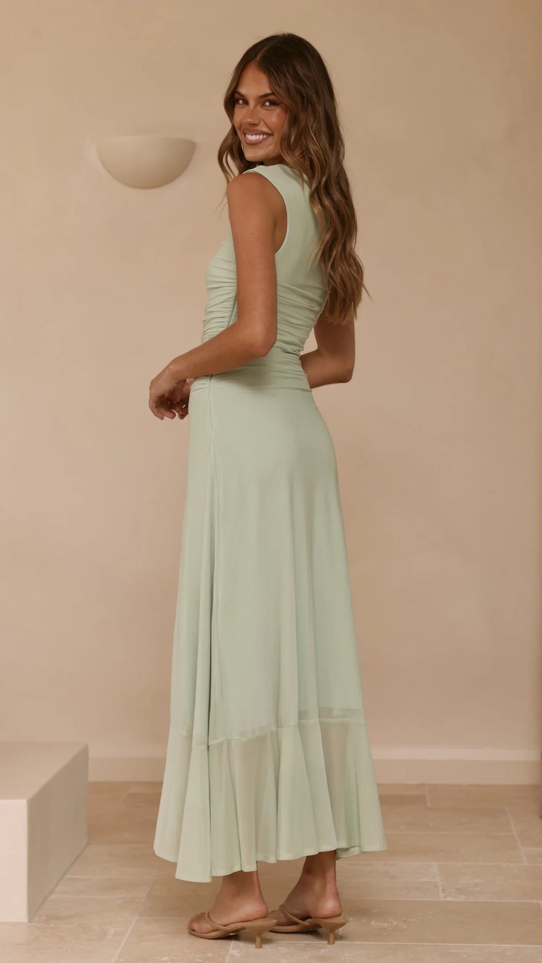Sareiah Maxi Dress - Sage