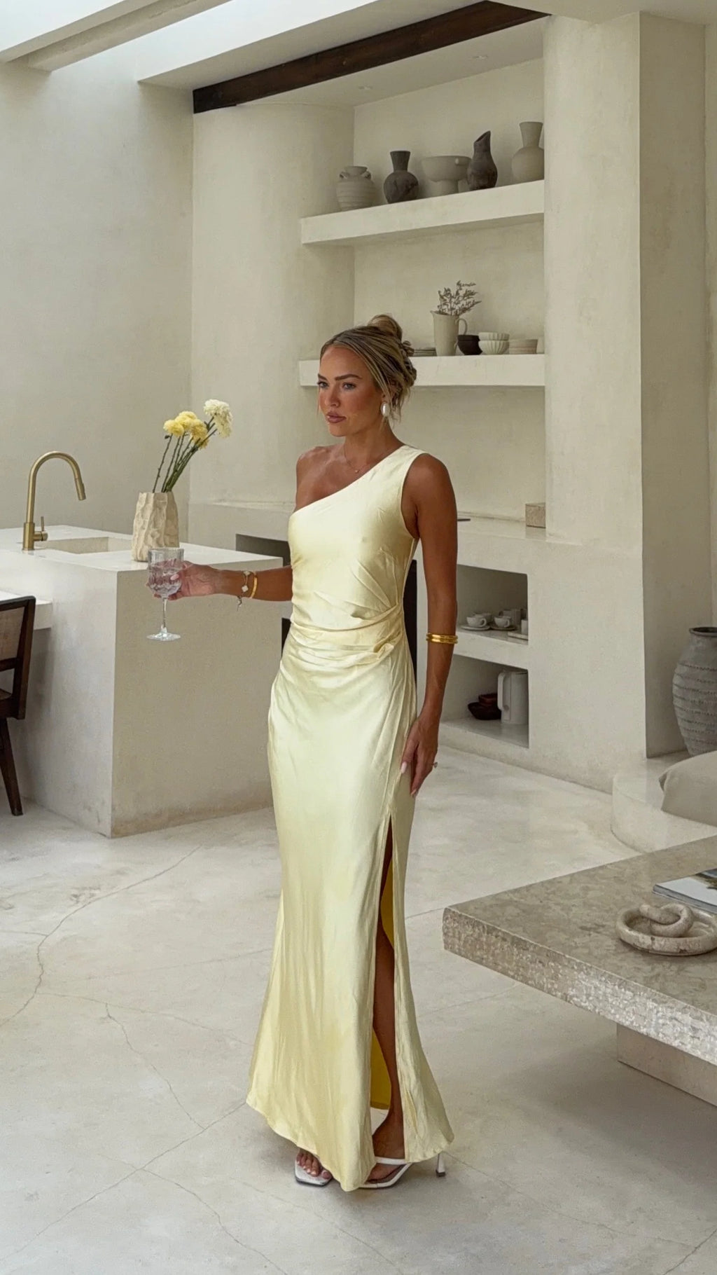 Victoria Maxi Dress - Yellow