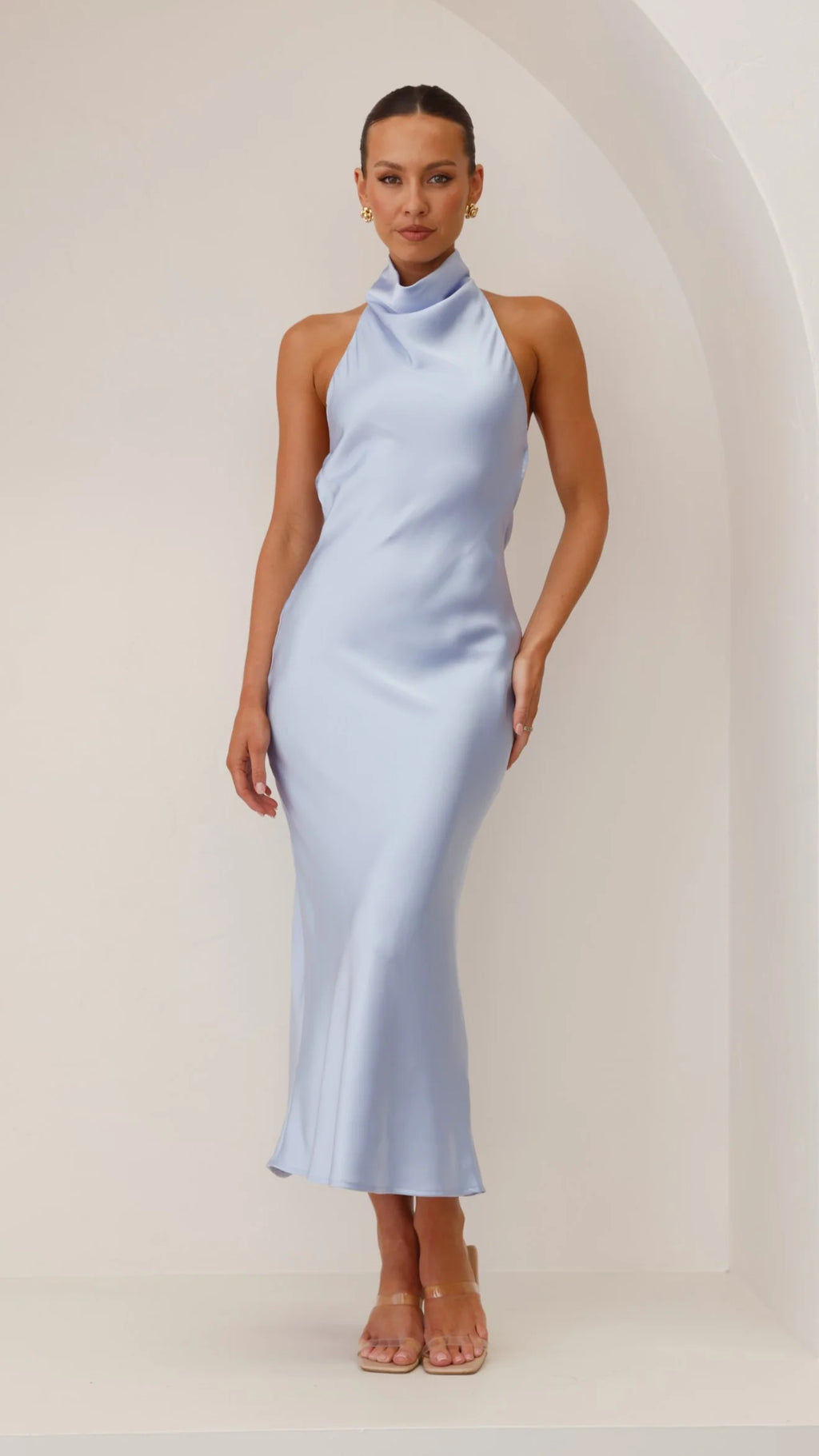 Rina Midi Dress - Blue Bell