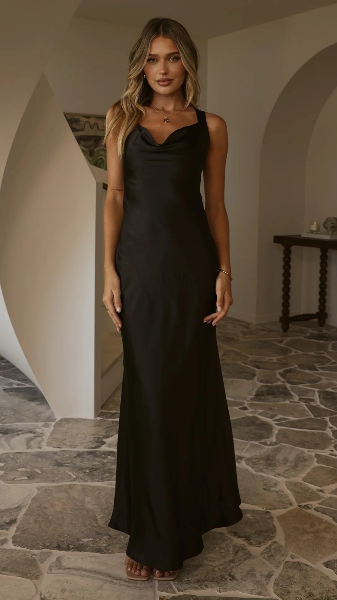 Eva Maxi Dress - Black