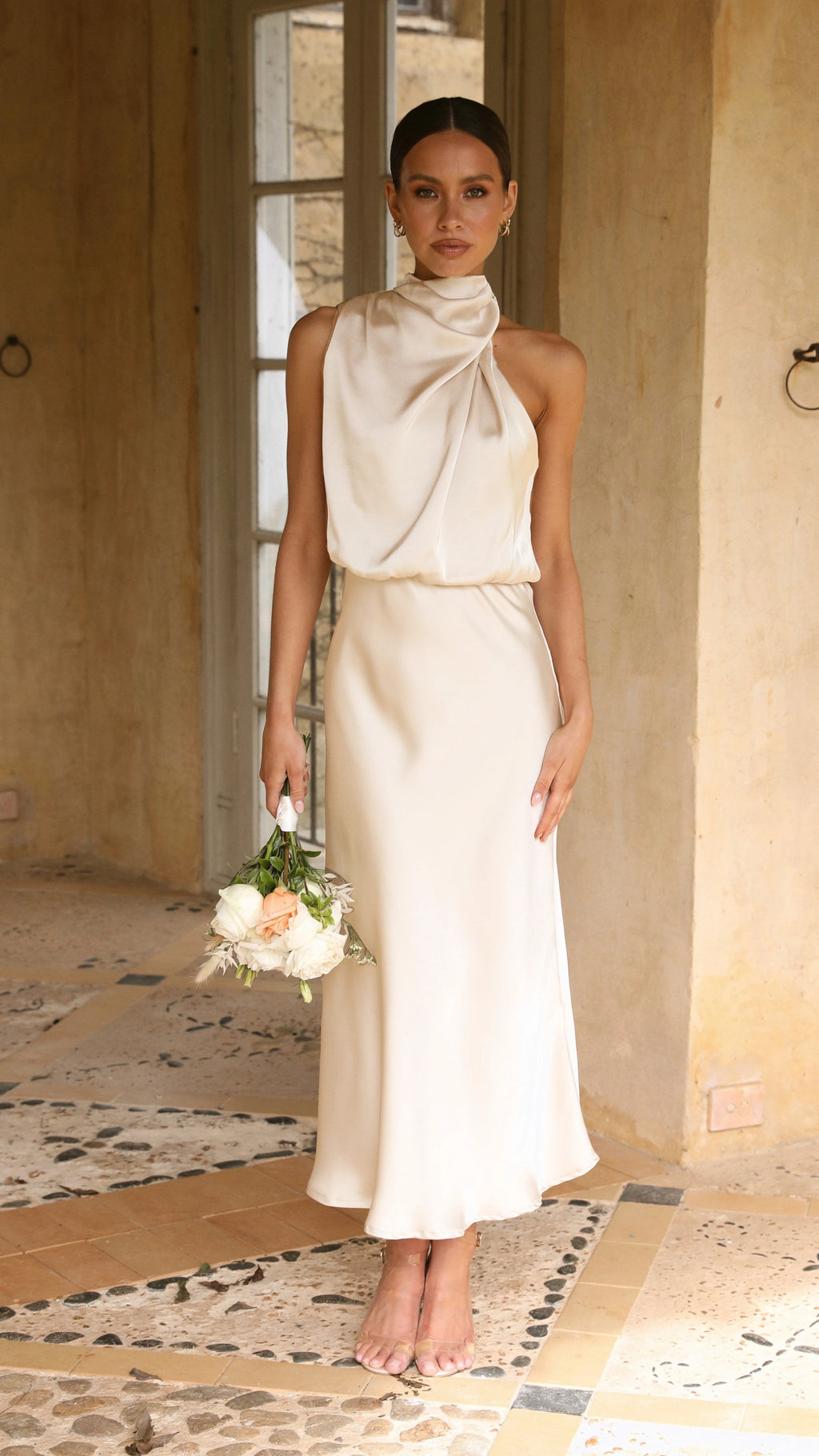 Esther Maxi Dress - Soft Gold