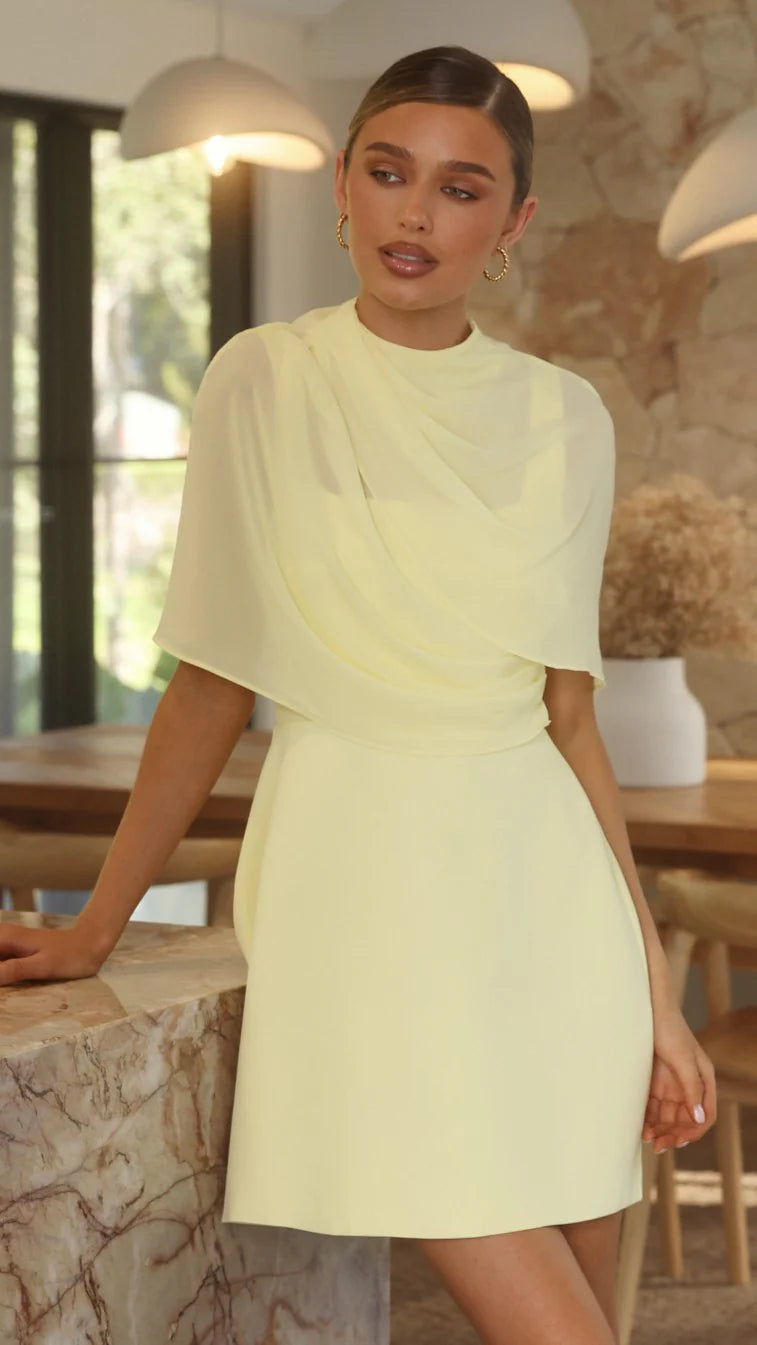 Zahni Mini Dress - Yellow