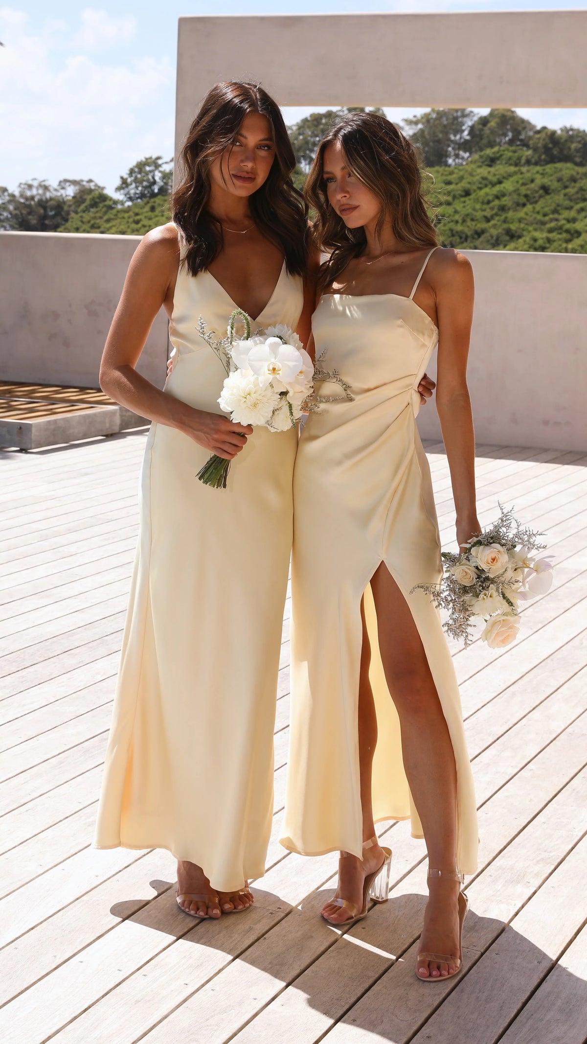 Ilana Maxi Dress - Lemon