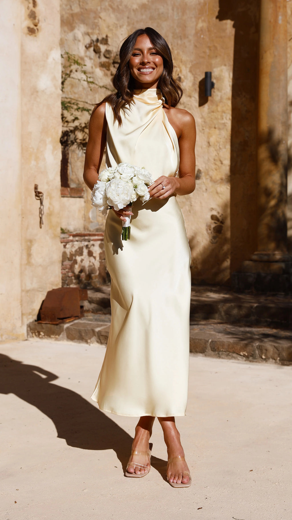 Esther Maxi Dress - Lemon