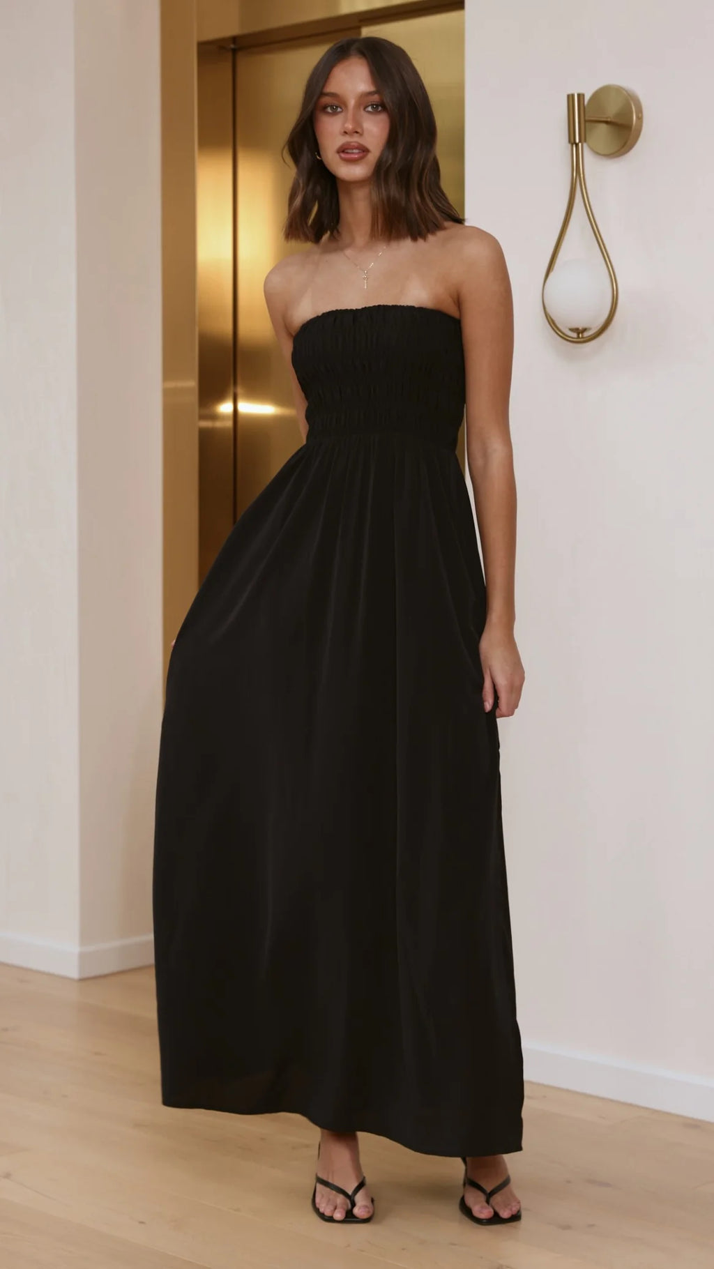 Marcy Maxi Dress - Black