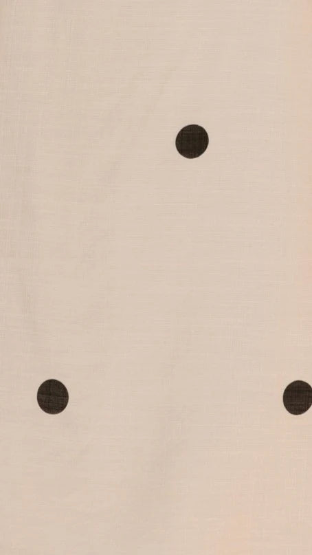 Nalu Mini Dress - Cream Polka