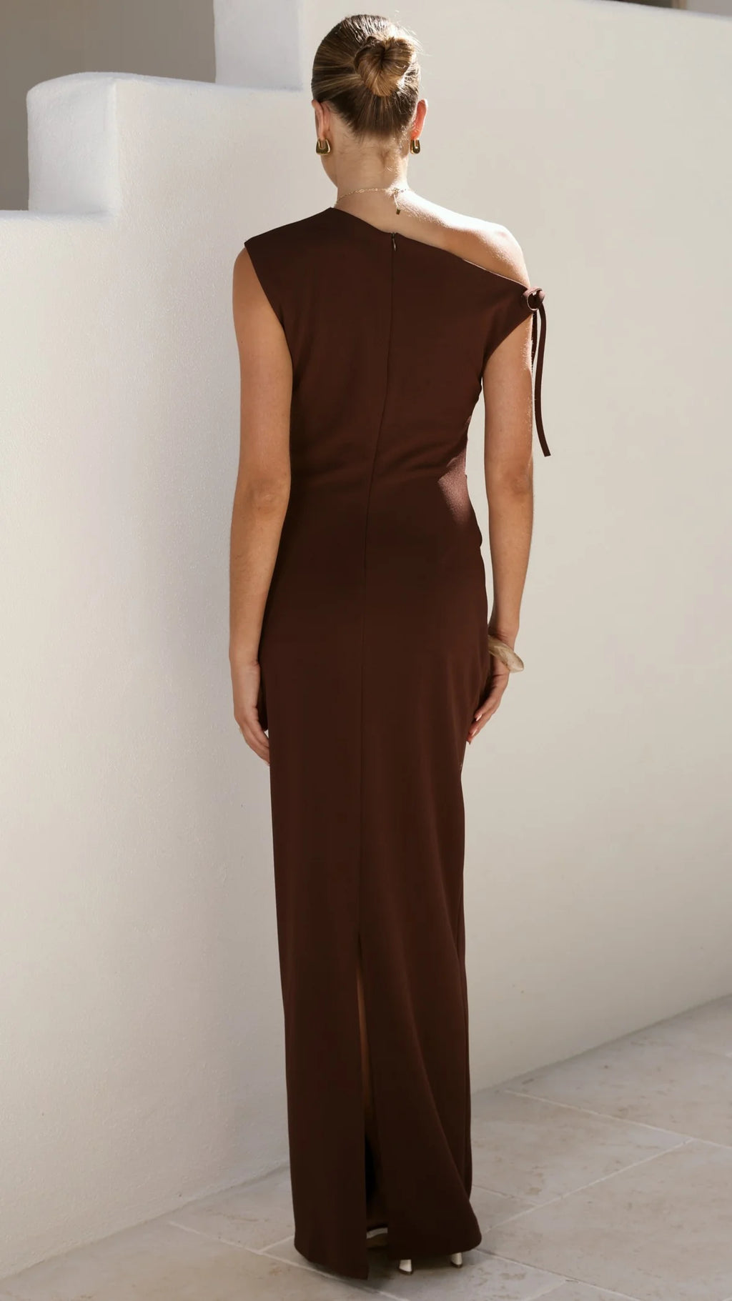 Lealah Maxi Dress - Chocolate