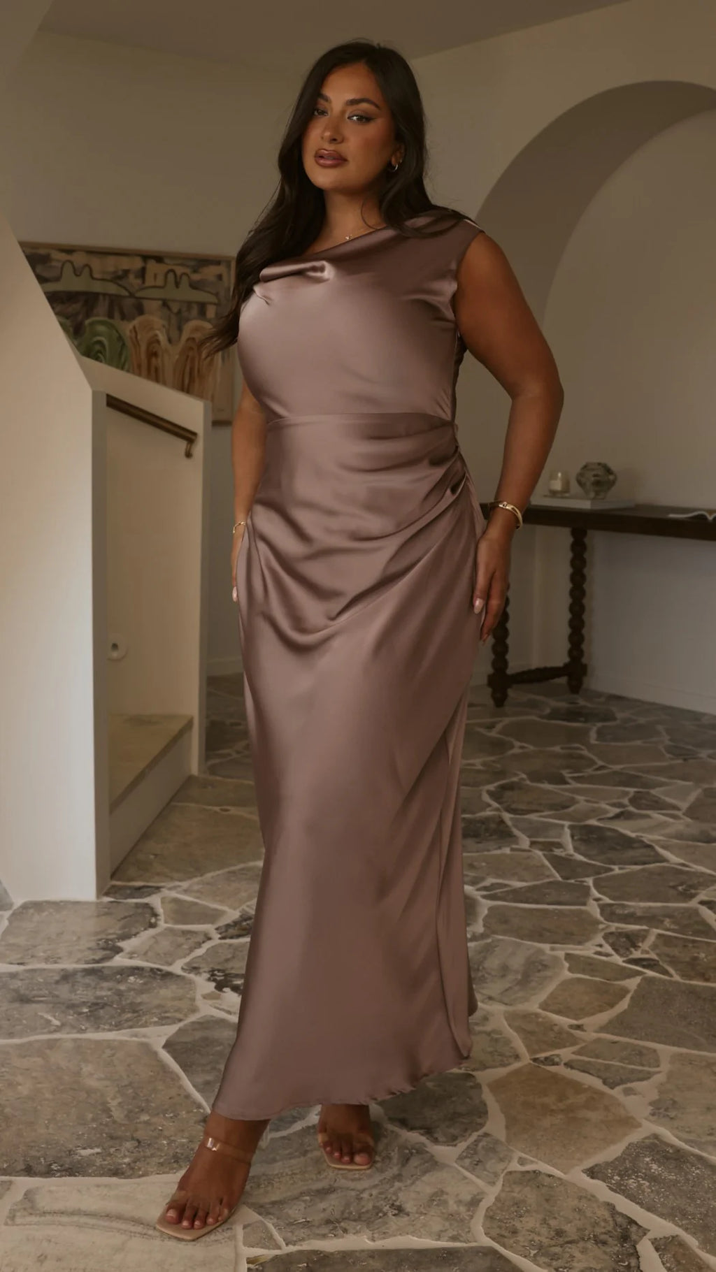 Gigi Maxi Dress - Mushroom