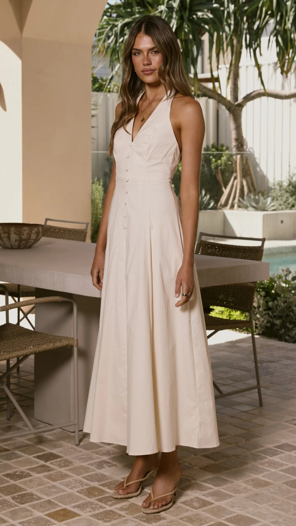 Kaia Maxi Dress - Vanilla