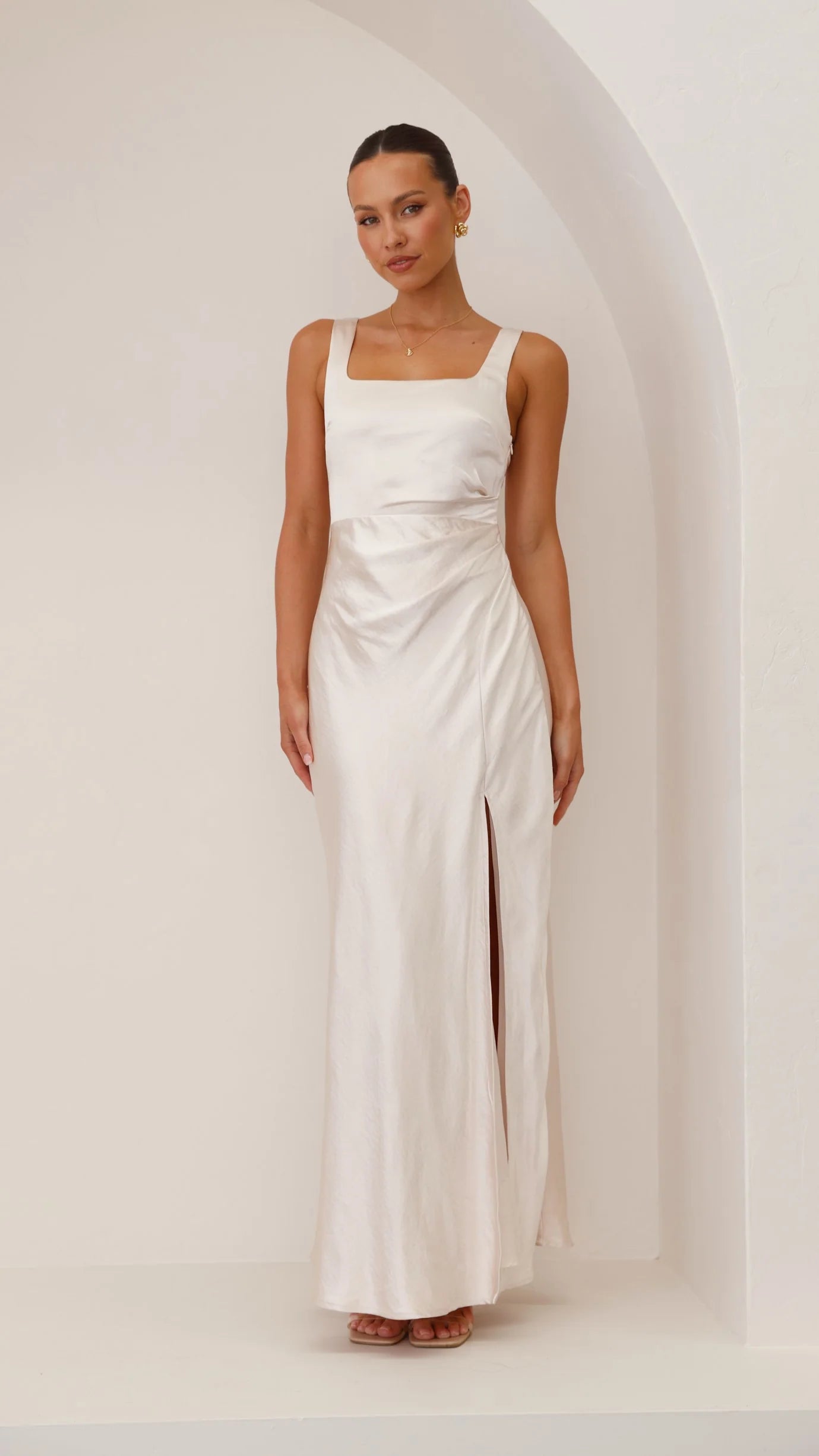 Alaria Maxi Dress - Champagne