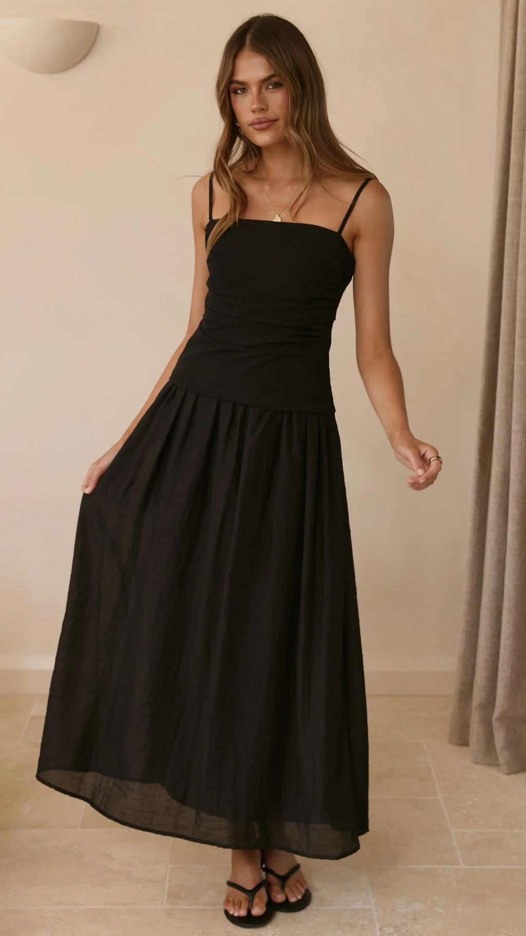 Valentina Maxi Dress - Black